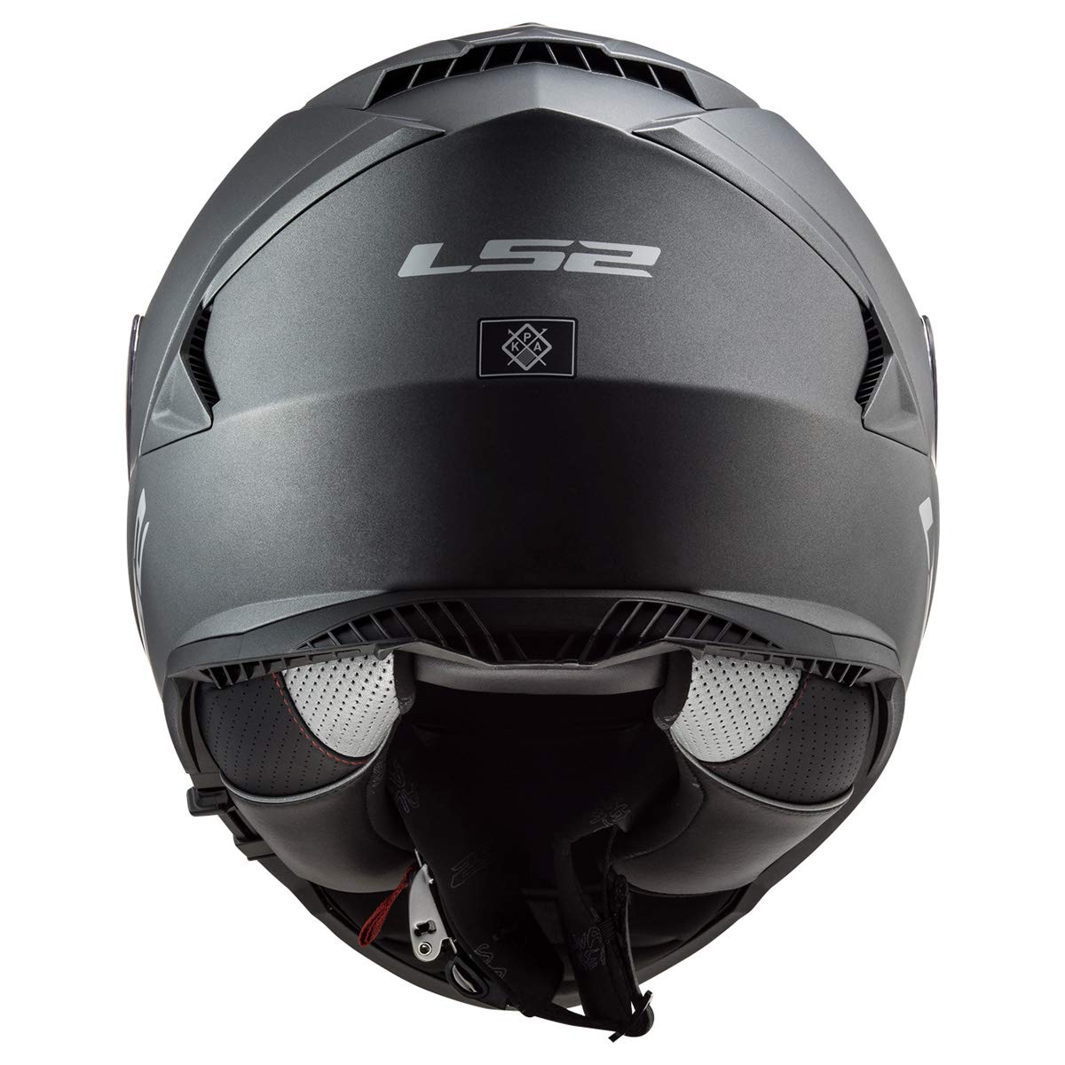 Ls2 Helmets Assault Full Face Motorcycle Helmet W/Sunshield (Matte Titanium - 2X-Large)