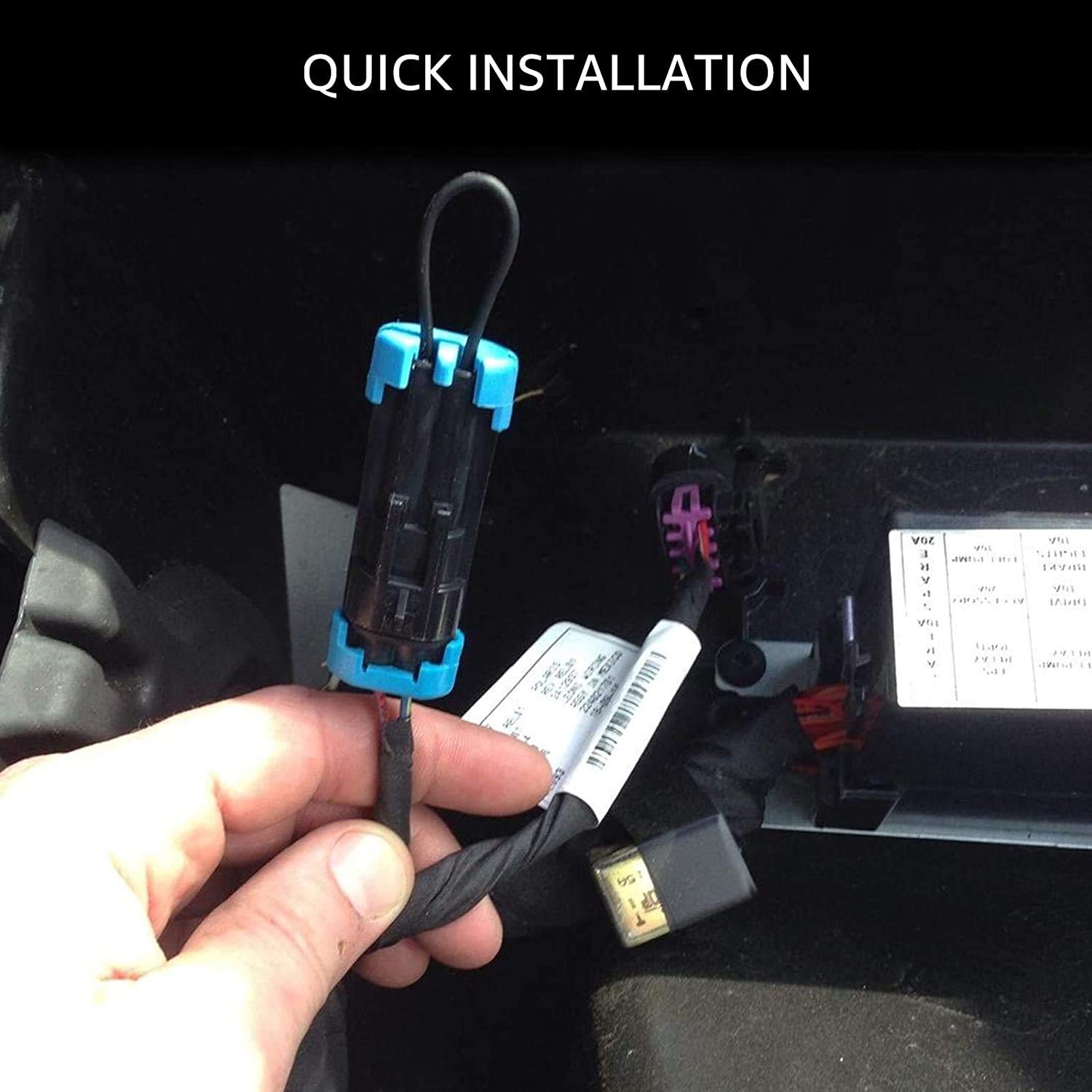 3 Pack Seat Belt Bypass Harness Override Compatible with All Can-am Commander Defender Maverick x3 max,All Polaris Ranger RZR Ge