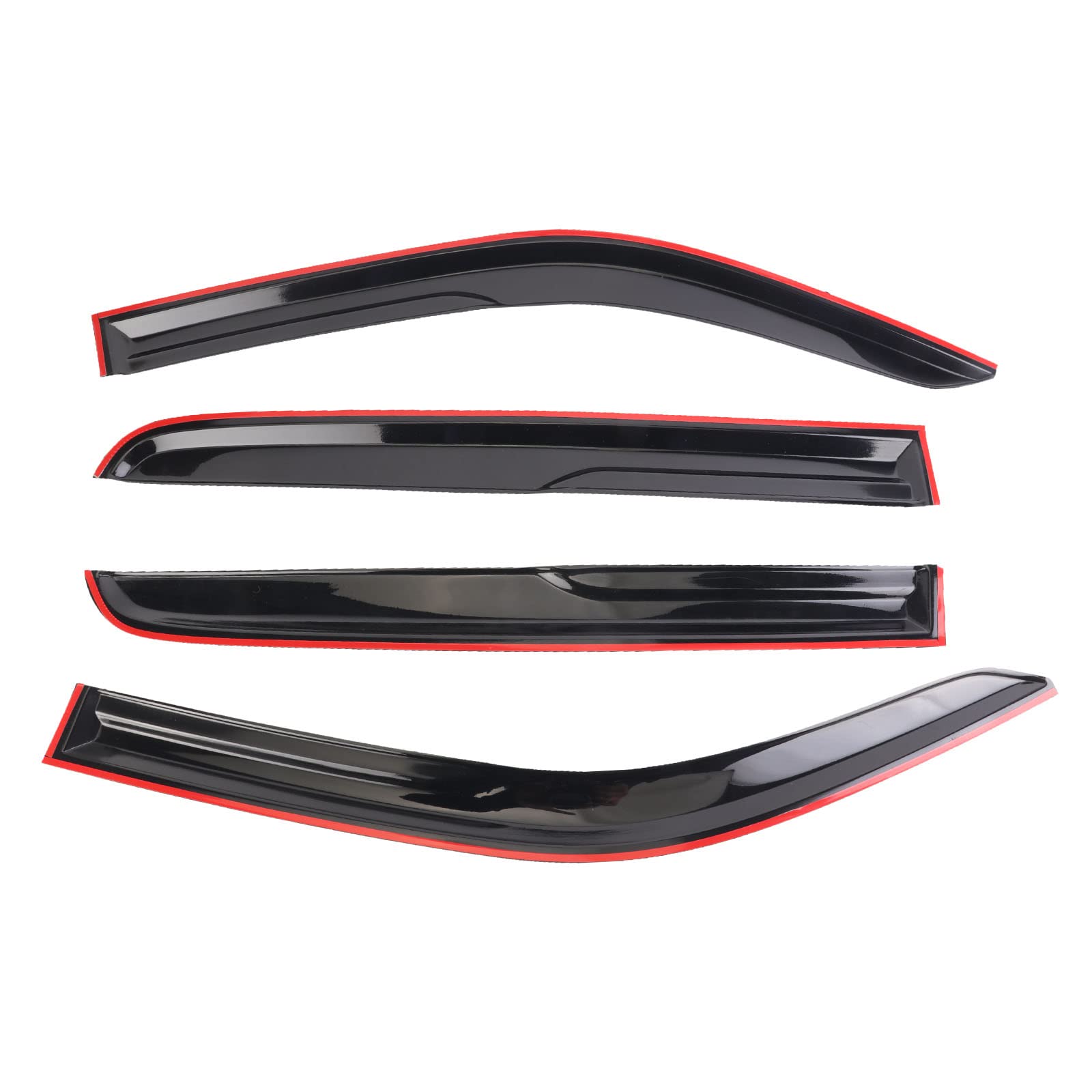 Sontian Windows Visor Tape-On Side For 2019-2022 Dodge Ram 1500 Crew Cab, Rain Guards For Trucks Window Deflectors,Vent Deflecto