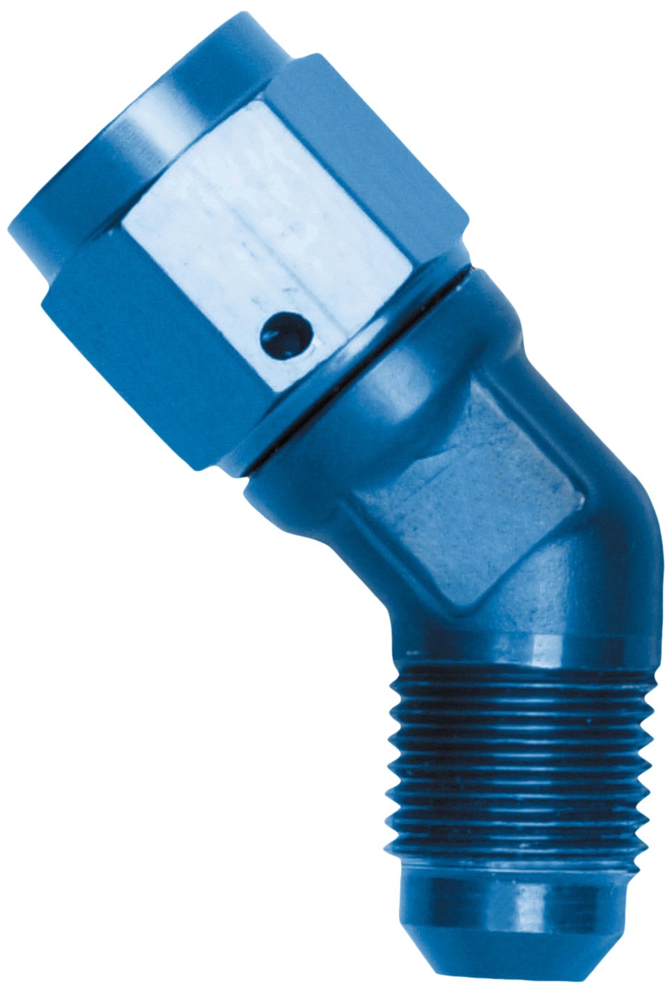 Edelbrock Athletic - RUS-614706 -6 AN 45 Degree Female AN to Male AN Adapter Fitting