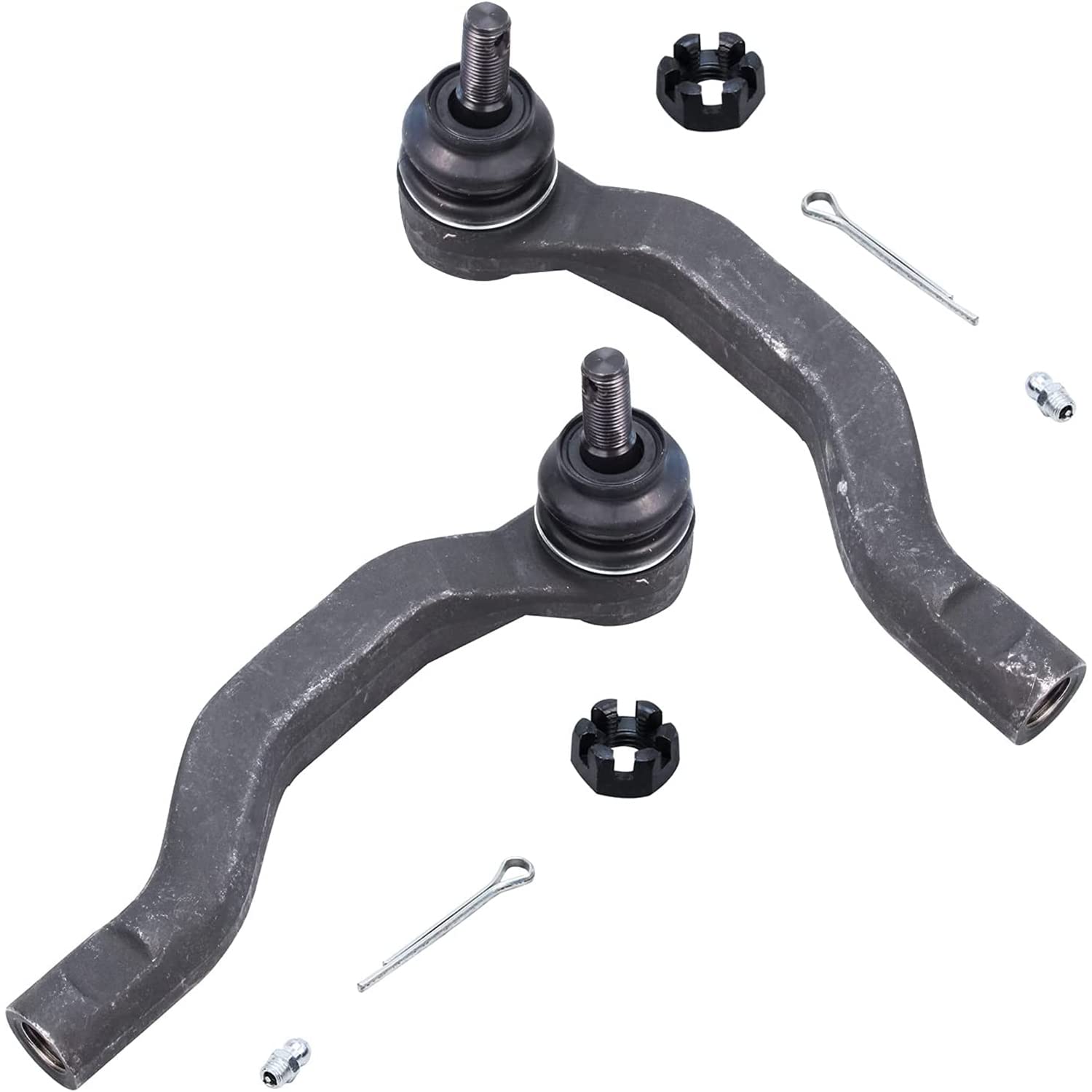 Detroit Axle Front End 10pc Suspension Kit for 2006-2018 Toyota RAV4 - Includes 2 Lower Control Arms, 4 Tie Rods, 2 Sway Bars