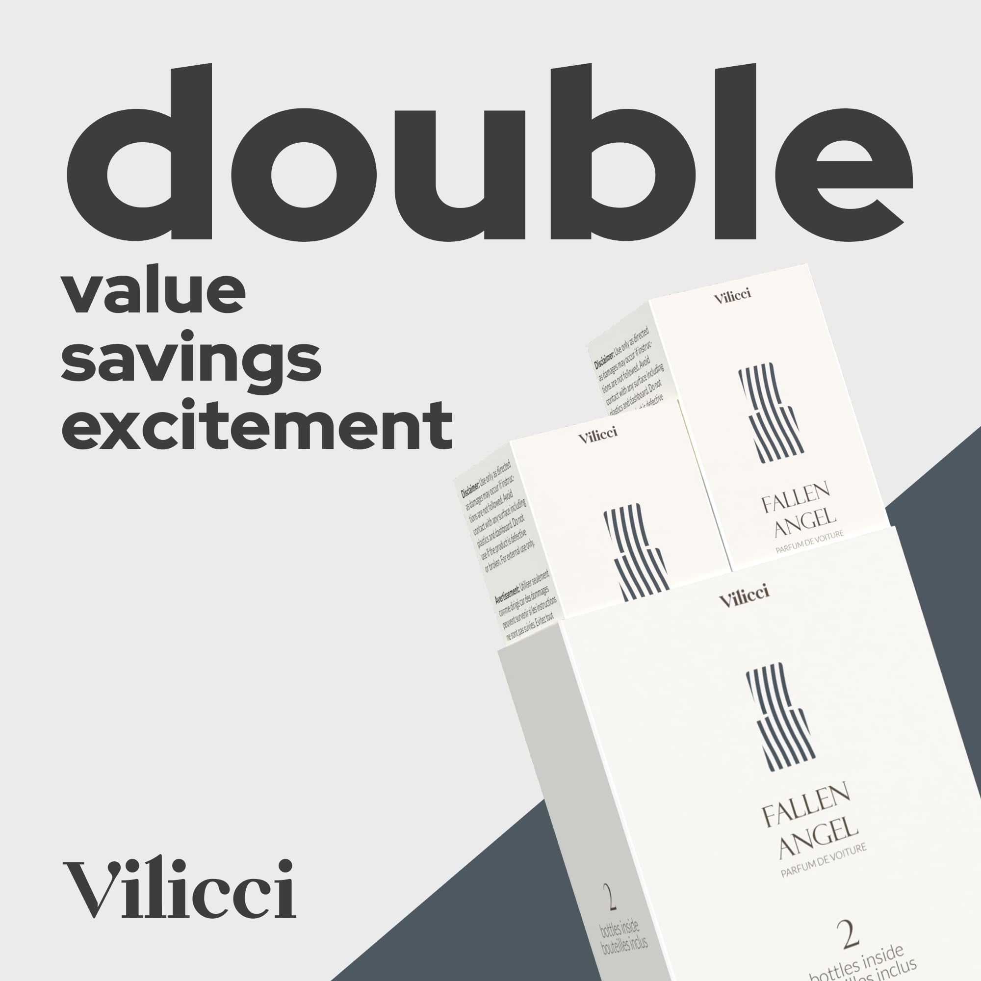 Vilicci Car Air Freshener - Long Lasting Fallen Angel Scent Perfume For A Refreshing Drive, Auto Air Freshener, Eliminates Unple