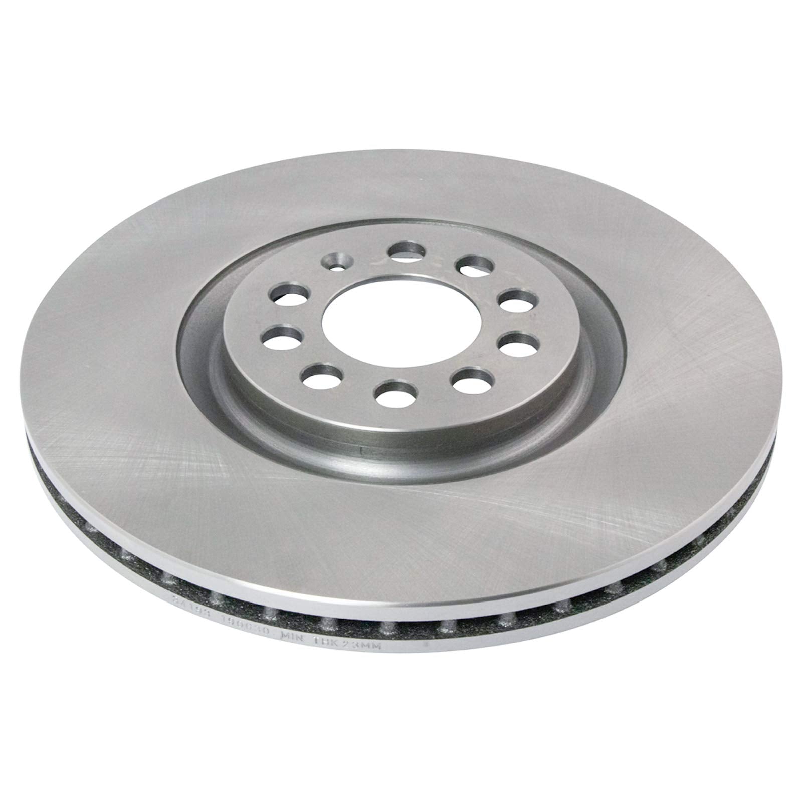 Trq Front Brake Rotors Set Vented Compatible With 2000-2006 Audi Tt Tt Quattro 2000-2003 Volkswagen Golf 2004-2005 Jetta