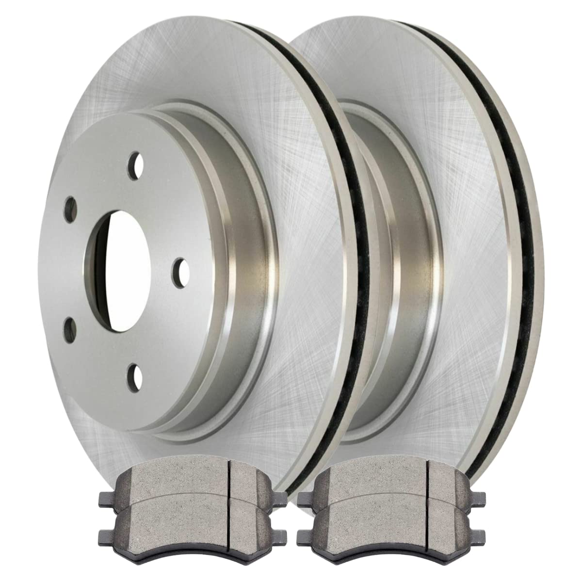 Autoshack Front Brake Kit Rotors And Performance Ceramic Pads Pair Of 2 Driver And Passenger Side Replacement For 2006-2018 Ram 1500 2007-2009 Dodge Durango 2007-2009 Chrysler Aspen Pcdr63007630071084