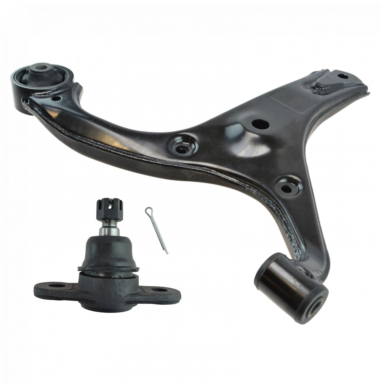 Trq Front Left Lower Control Arm With Ball Joint Set Drivers Side Compatible With 2006-2011 Hyundai Accent Kia Rio Rio5