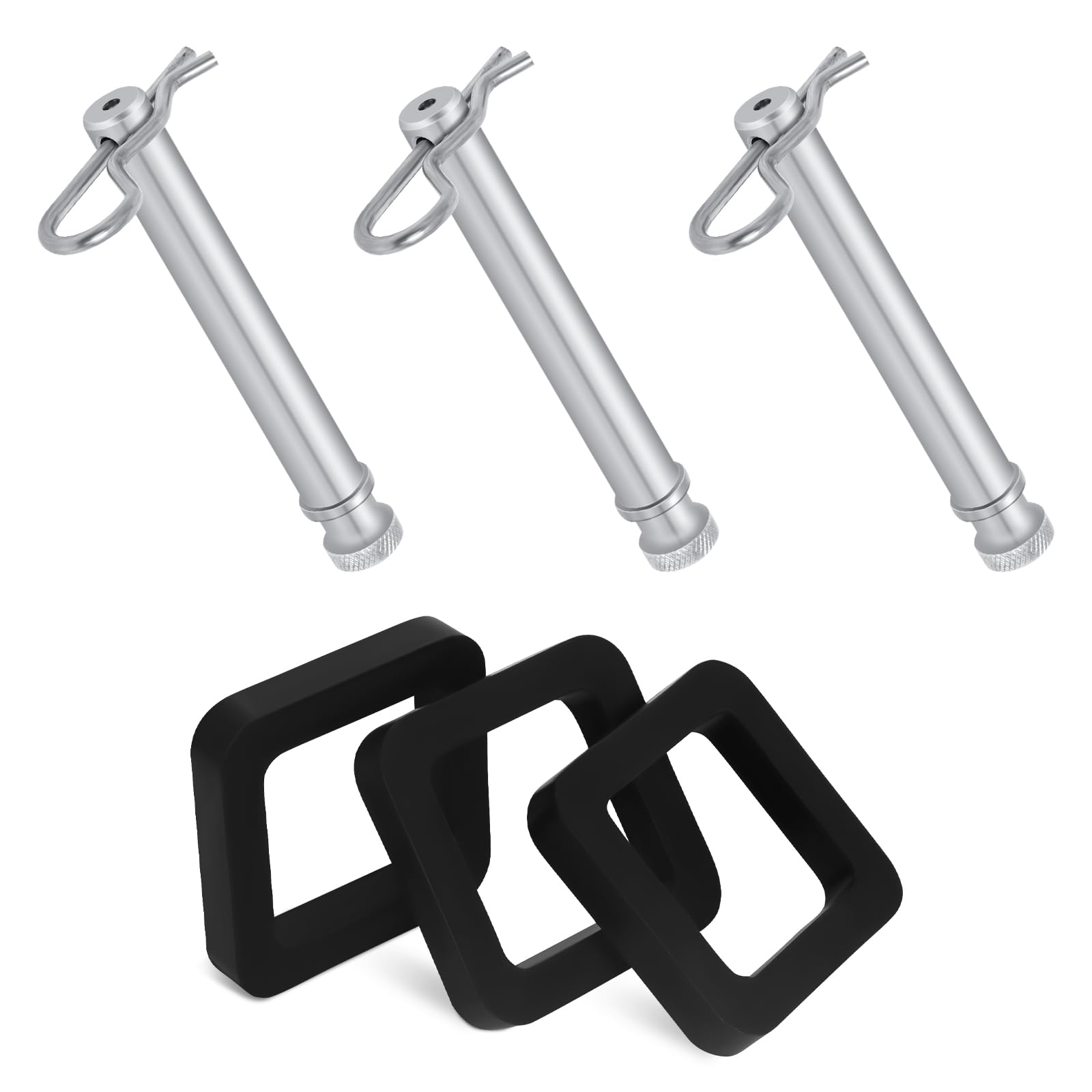 Ts35010 Stainless Steel Trailer Hitch Pins And Clips For B&W 2 '' & 2.5 '' Receiver Trailer Hitches Tow & Stow Replacement Pins