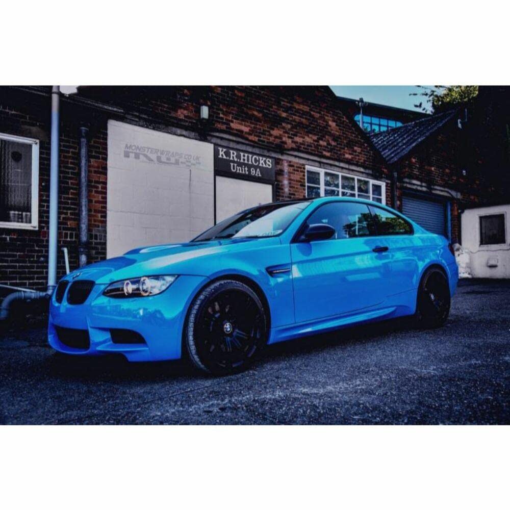 3M 1080 G77 Gloss Sky Blue 5Ft X 2Ft (10 Sq/Ft) Car Wrap Vinyl Film