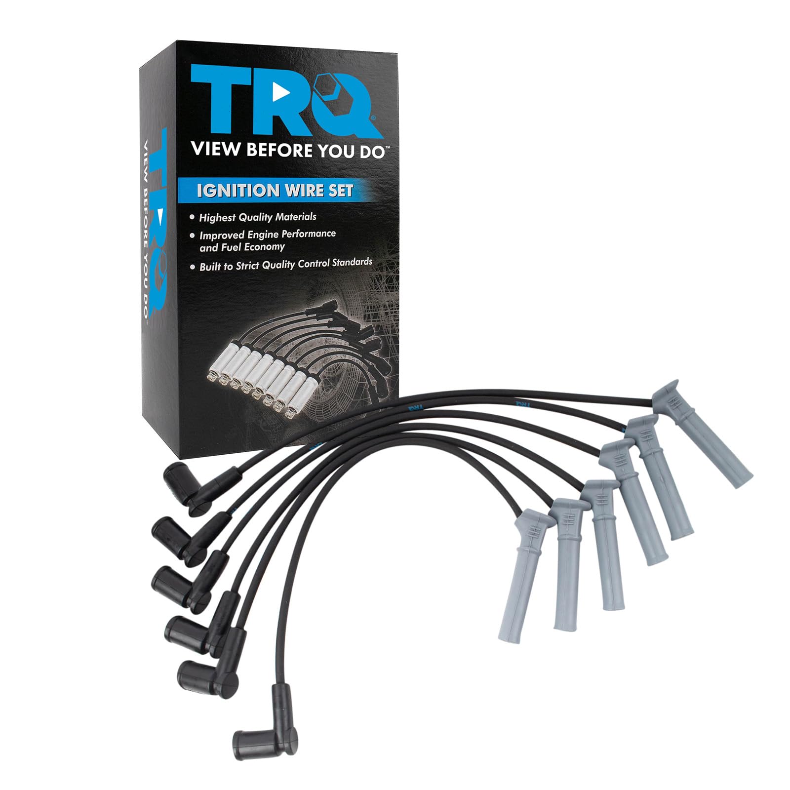 Trq Spark Plug Wire Set Compatible With 2005-2007 Land Rover Lr3