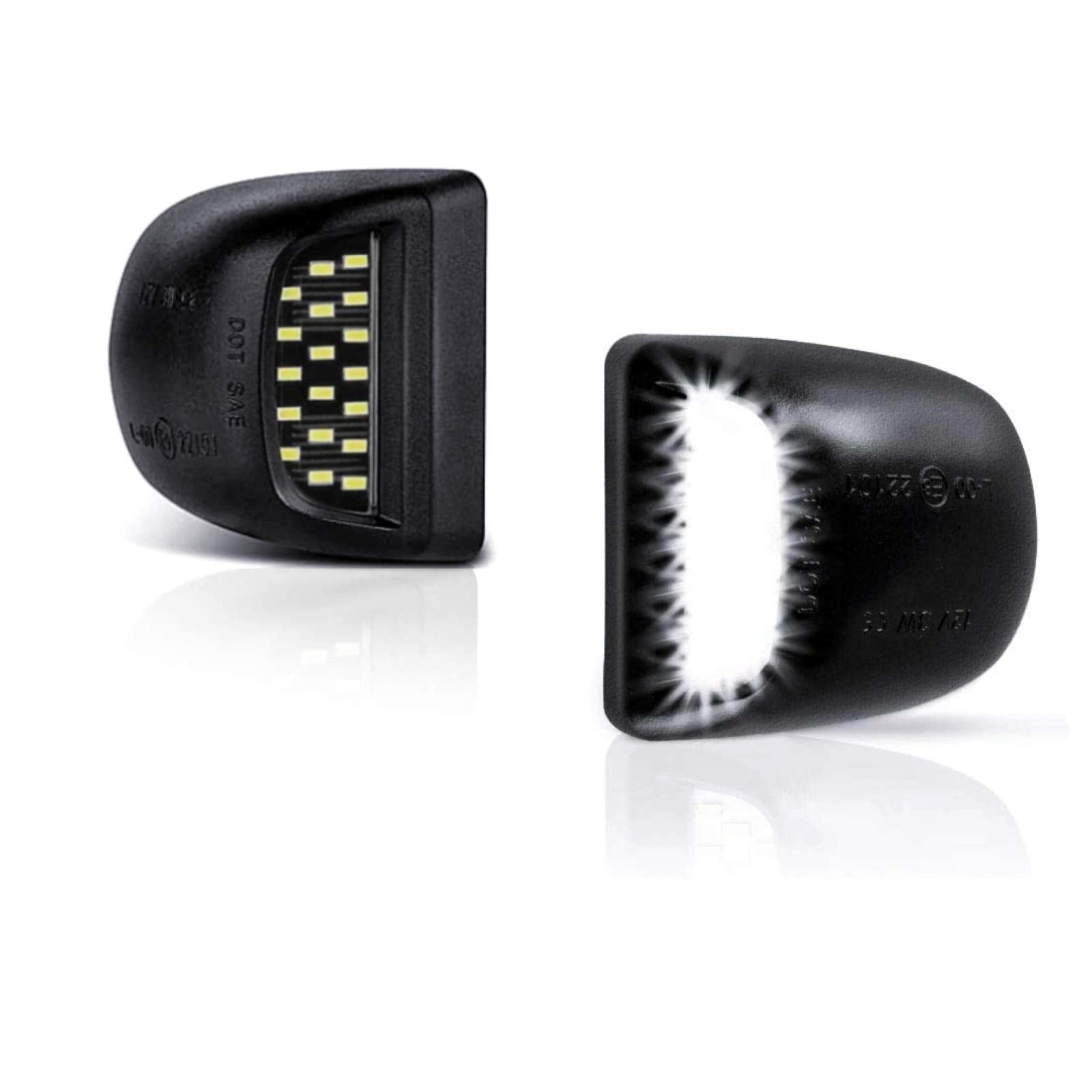 D-Lumina Led License Plate Lights Assembly Compatible With 1999-2013 Chevy Silverado Gmc Sierra 1500 2500 3500 Hd Suburban Tahoe