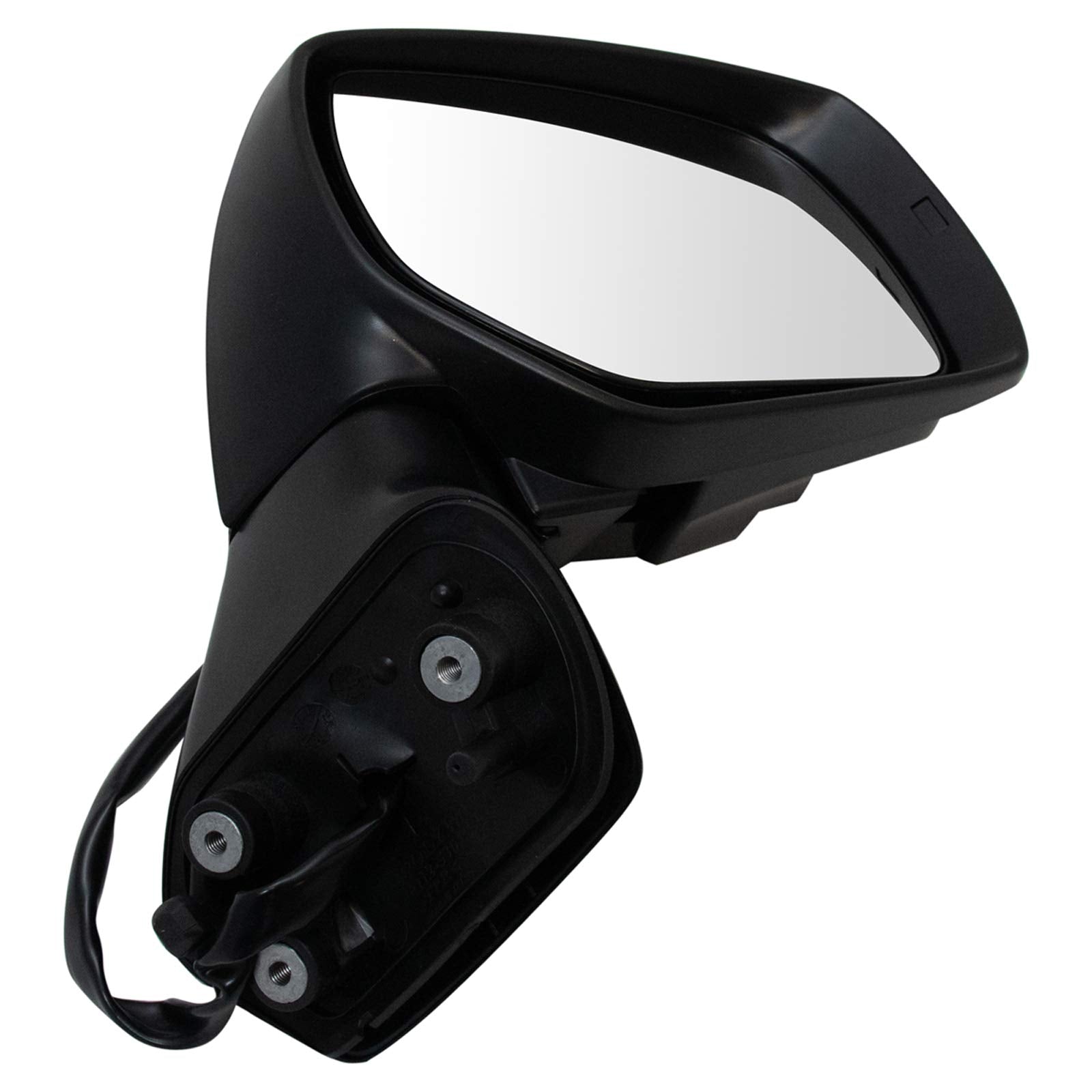 Trq Right Mirror With Heat Without Housing Turn Signal Without Blind Spot Indicator With Smooth Cover Passenger Side Compatible