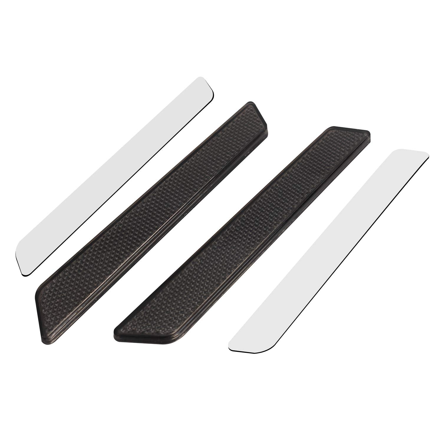 NTHREEAUTO Black Saddle Bag Reflector Inserts Latch Covers Compatible with 2014-2020 Harley Touring model,FLT, FLHT Road King,Ro