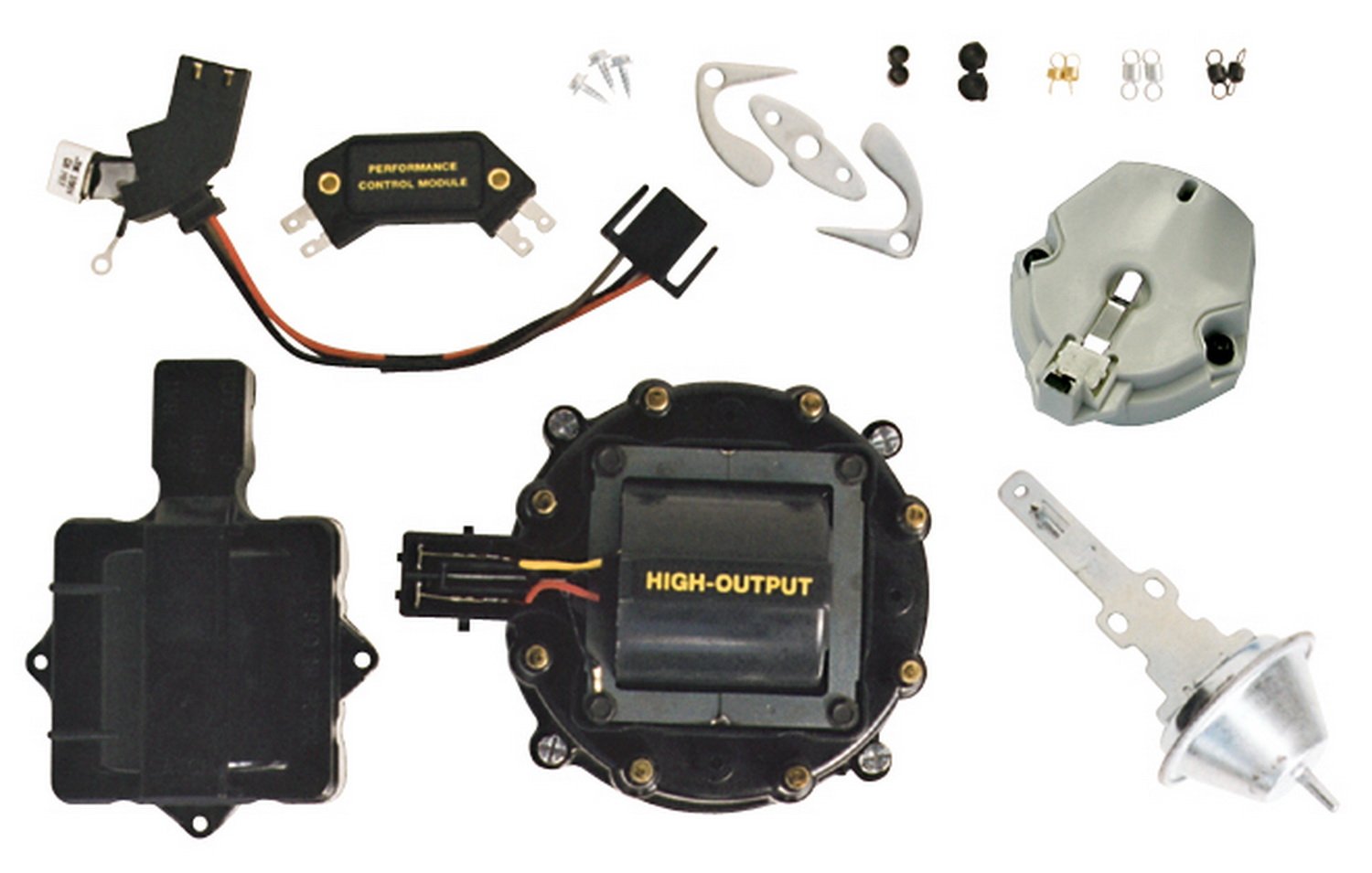 Proform 66945Bkc Gm Hei Distributor Tune-Up Kit, Black Cap