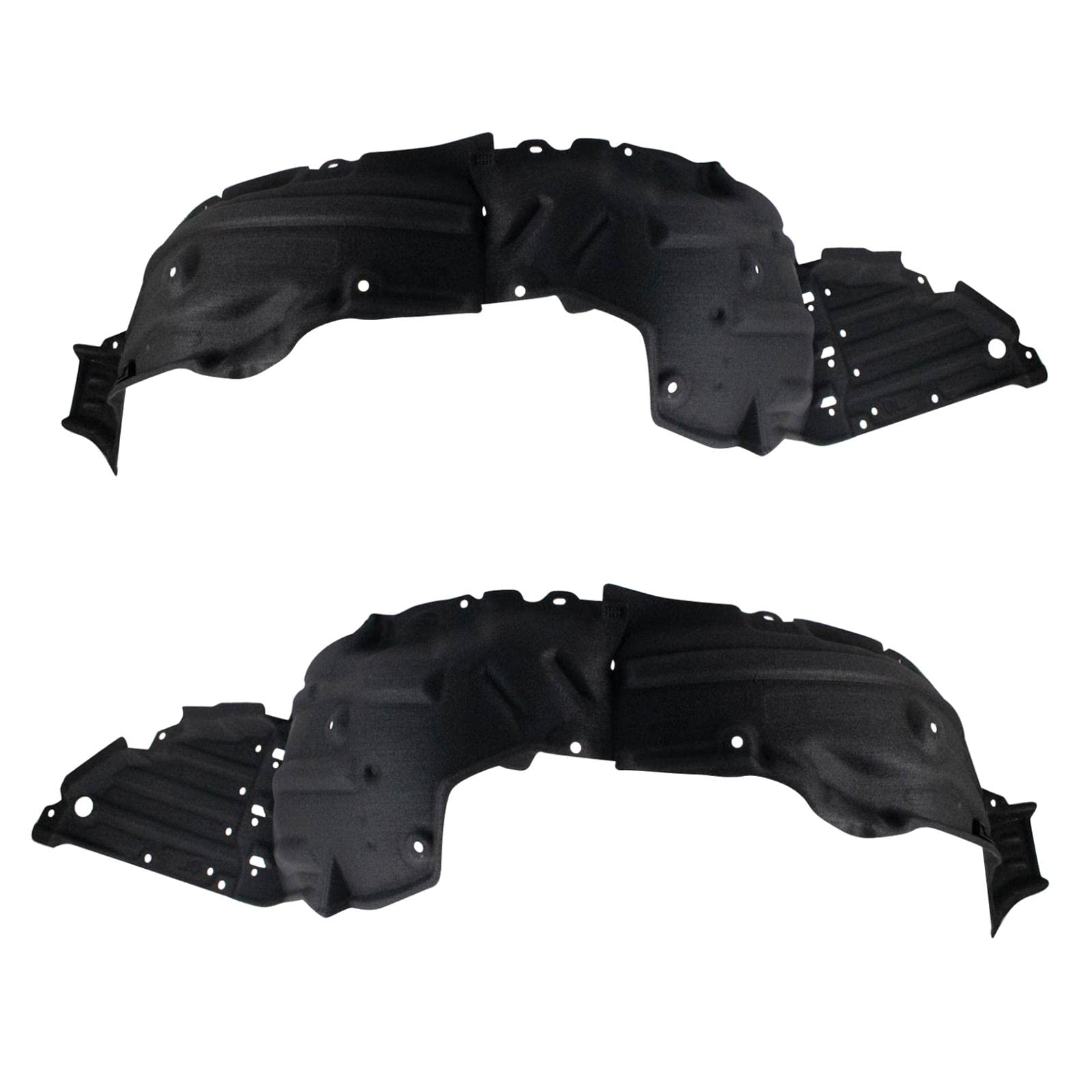 Trq Front Inner Fender Liner Set Compatible With 2019-2023 Toyota Corolla To1248243 To1249243