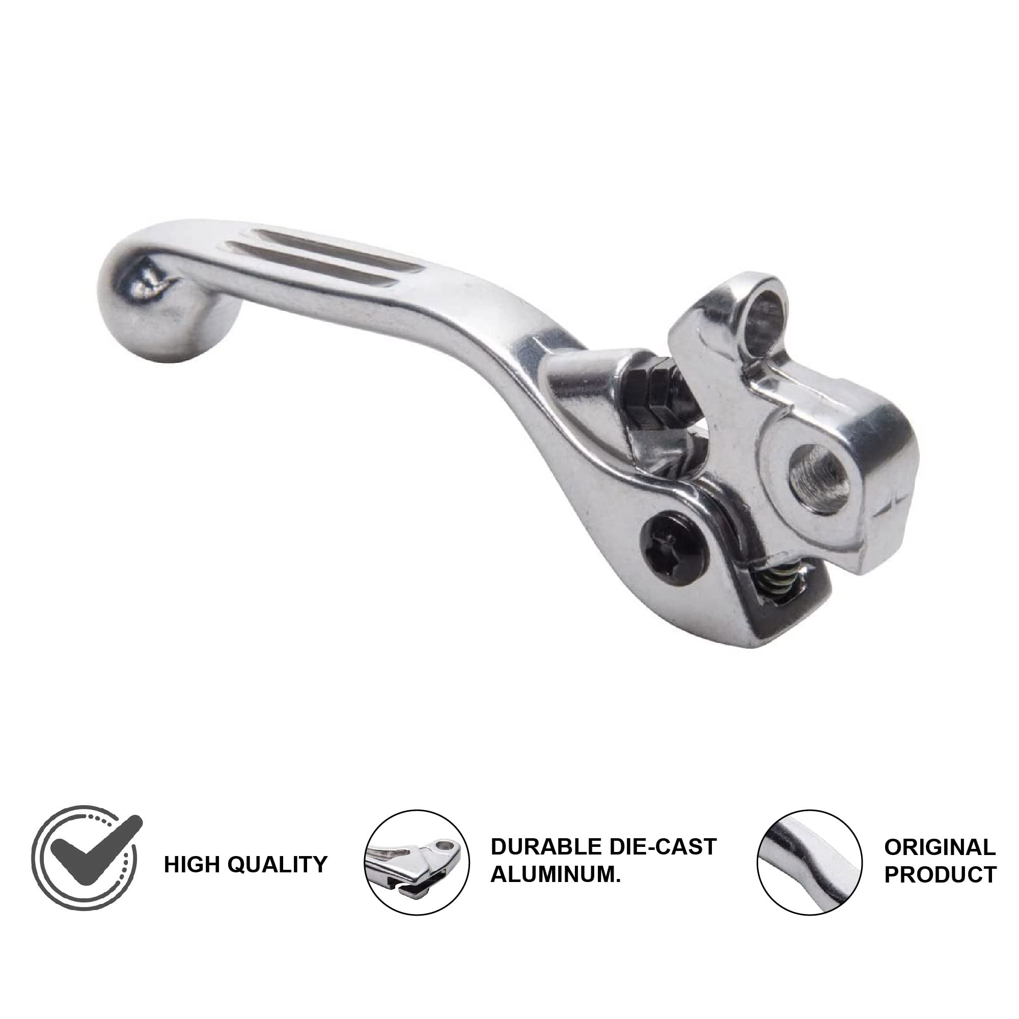 TUSK Polished Brake Lever for Honda XR70R (1997-2003) - One Size, High-Performance Upgrade