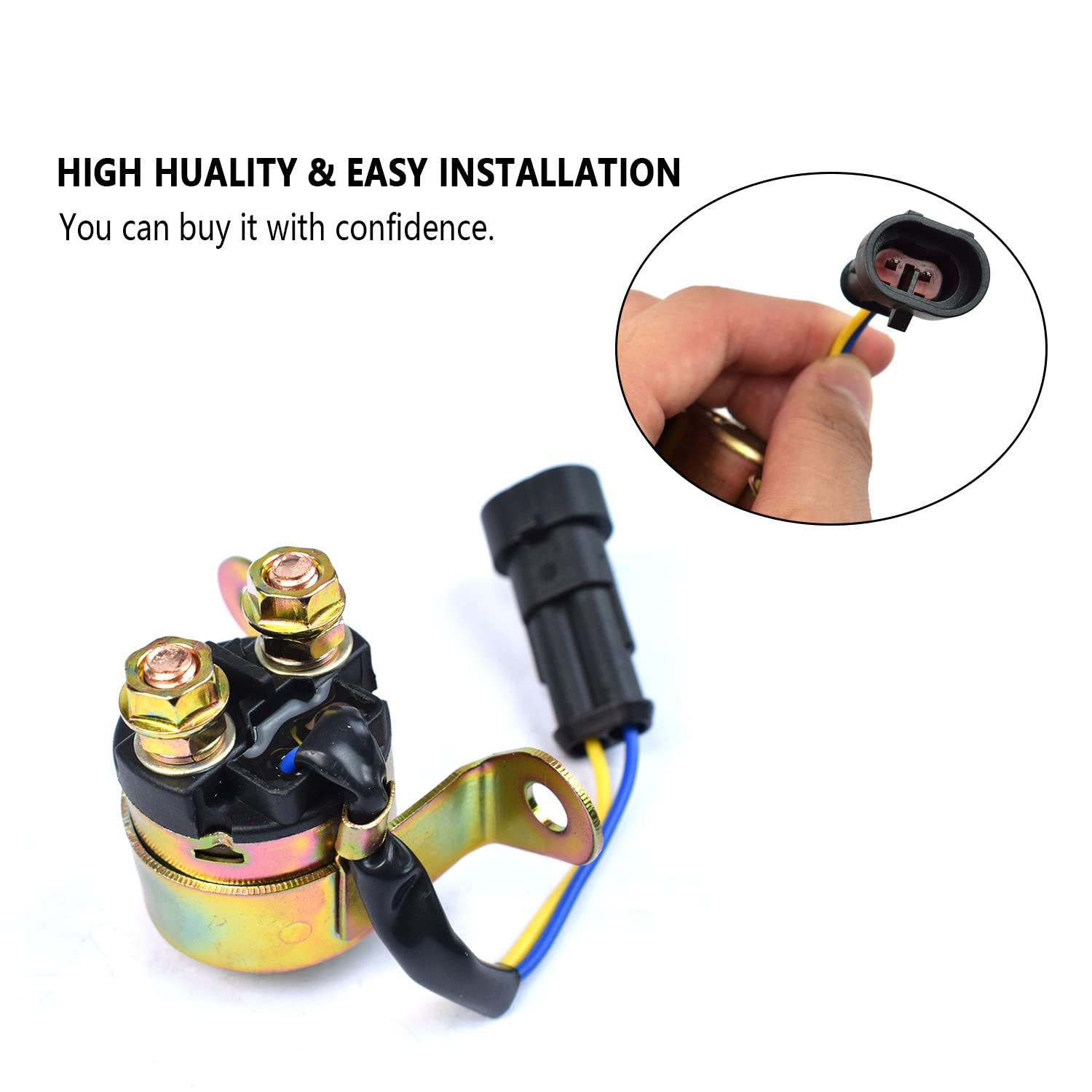 Starter Solenoid Relay Compatible With Polaris Ranger Rzr Sportsman Hawkeye Trailboss 330 325 400 450 500 570 700 800 900 1000 2006-2016 Replace 4010947/4012001