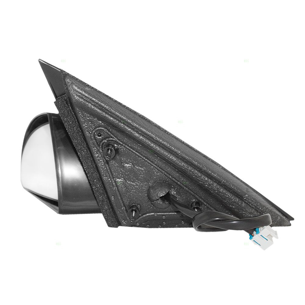 Brock Replacement Driver Power Side Door Mirror Heated Textured Base Compatible with 06-13 Impala & 14-16 Impala Limited 25836101