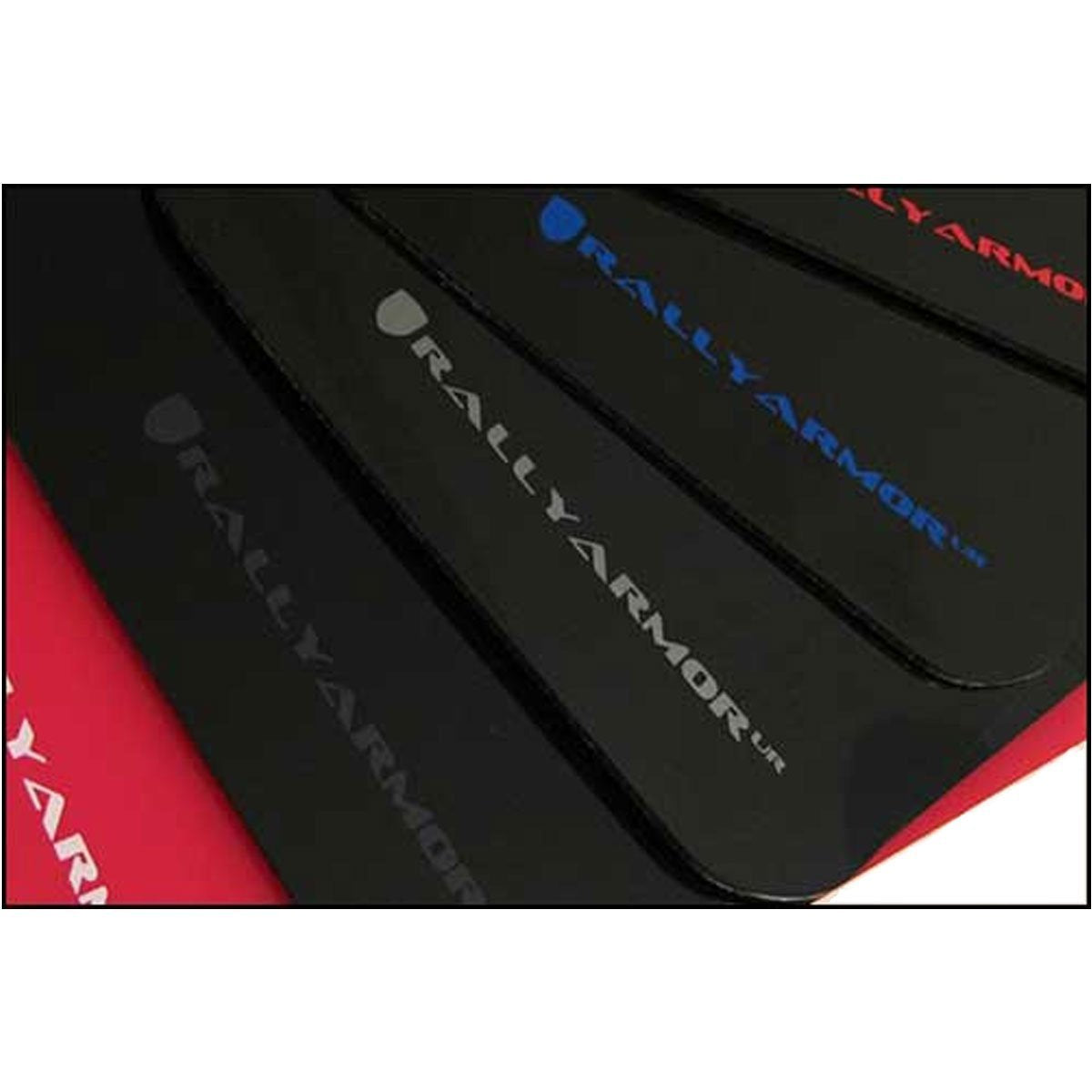 Rally Armor MF8URBLK/RD Black, Red Mud Flap with Logo (2007+ Mitsubishi Lancer (Doesnt fit Sport Back) UR), 1 Pack