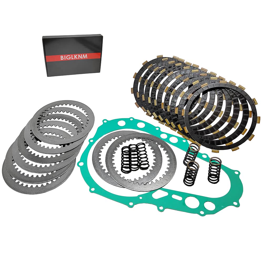 BIGLKNM Clutch Kit Friction Plates & Cover Gasket Compatible for Suzuki Quadsport Z400 LTZ 400 Kawasaki KFX400 2003-2006 Arctic 