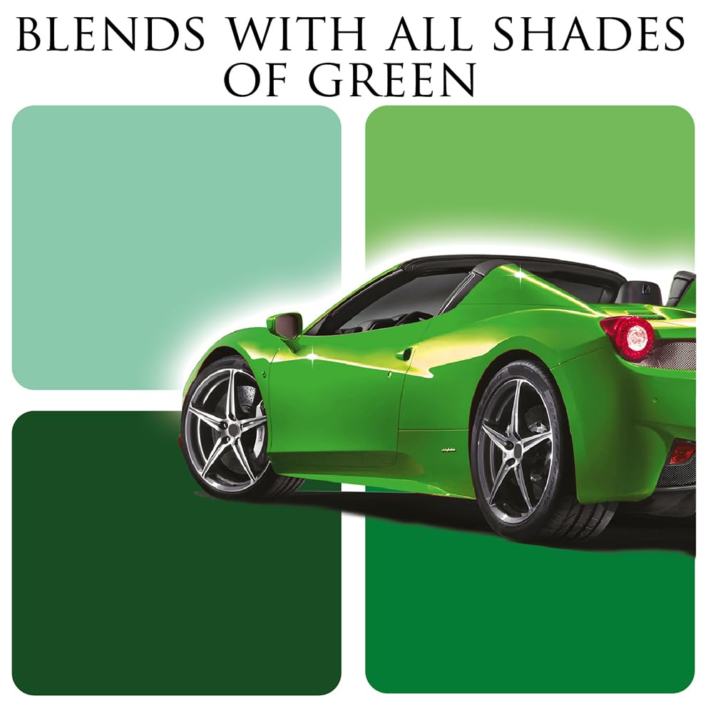 Car Gods Dark Green 3-in-1 Polish Wax & Scratch Remover, 17 Fl Oz - Color Restorer, 16 Colors Available
