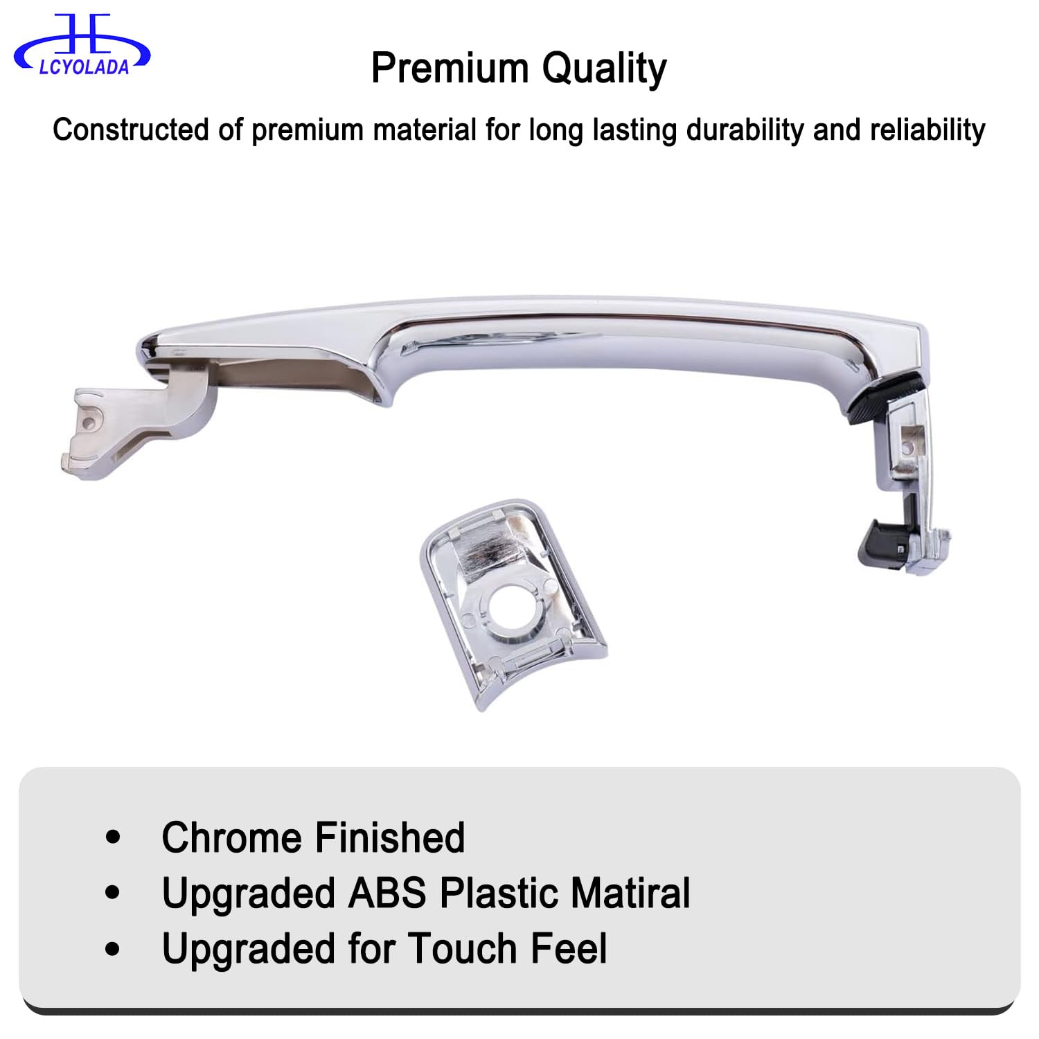 4Pcs Exterior Door Handles Compatible With Nissan Rogue 2010-2013,Nissan Murano 2003-2007,Infiniti Fx35 Fx45 2003-2008 ,Front An