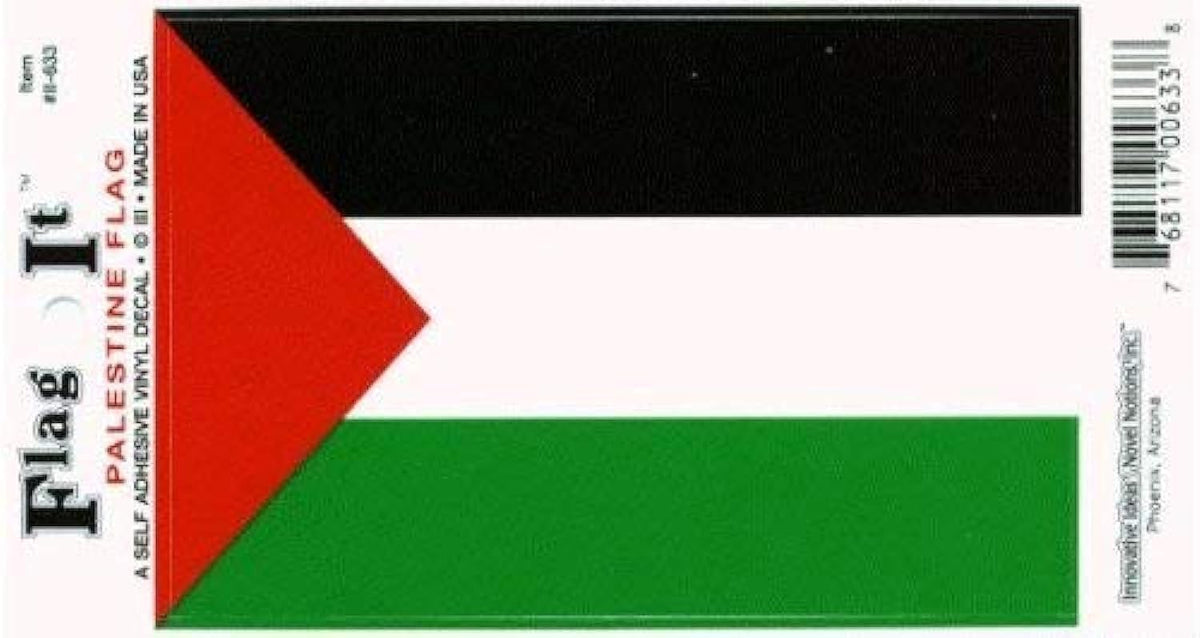 Palestine Flag Decal for auto, Truck or Boat