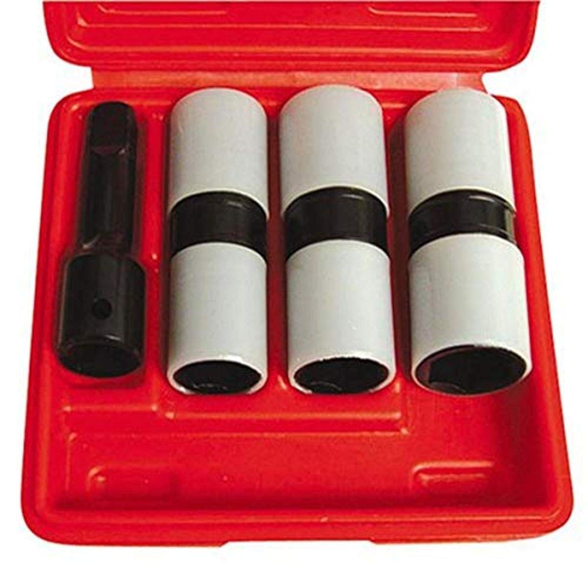Astro 78803 1/2-Inch Drive Thin Wall Flip Impact Socket Set with Protective Sleeves 3 PC