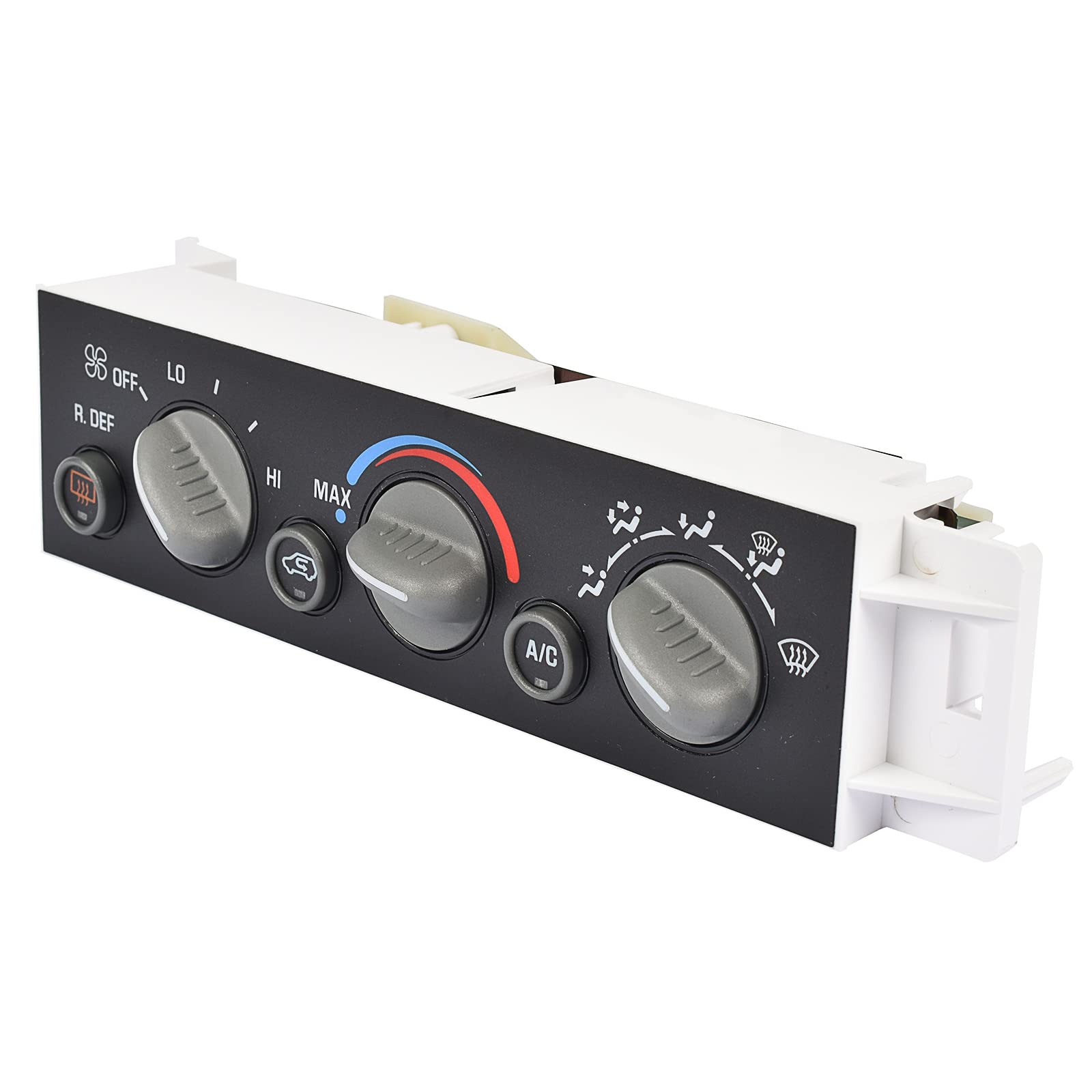 599-006 9378805 AC Heater Climate Control Panel with Rear Defogger Compatible with 1996-2000 Chevy Cadillac and GMC - Escalade C