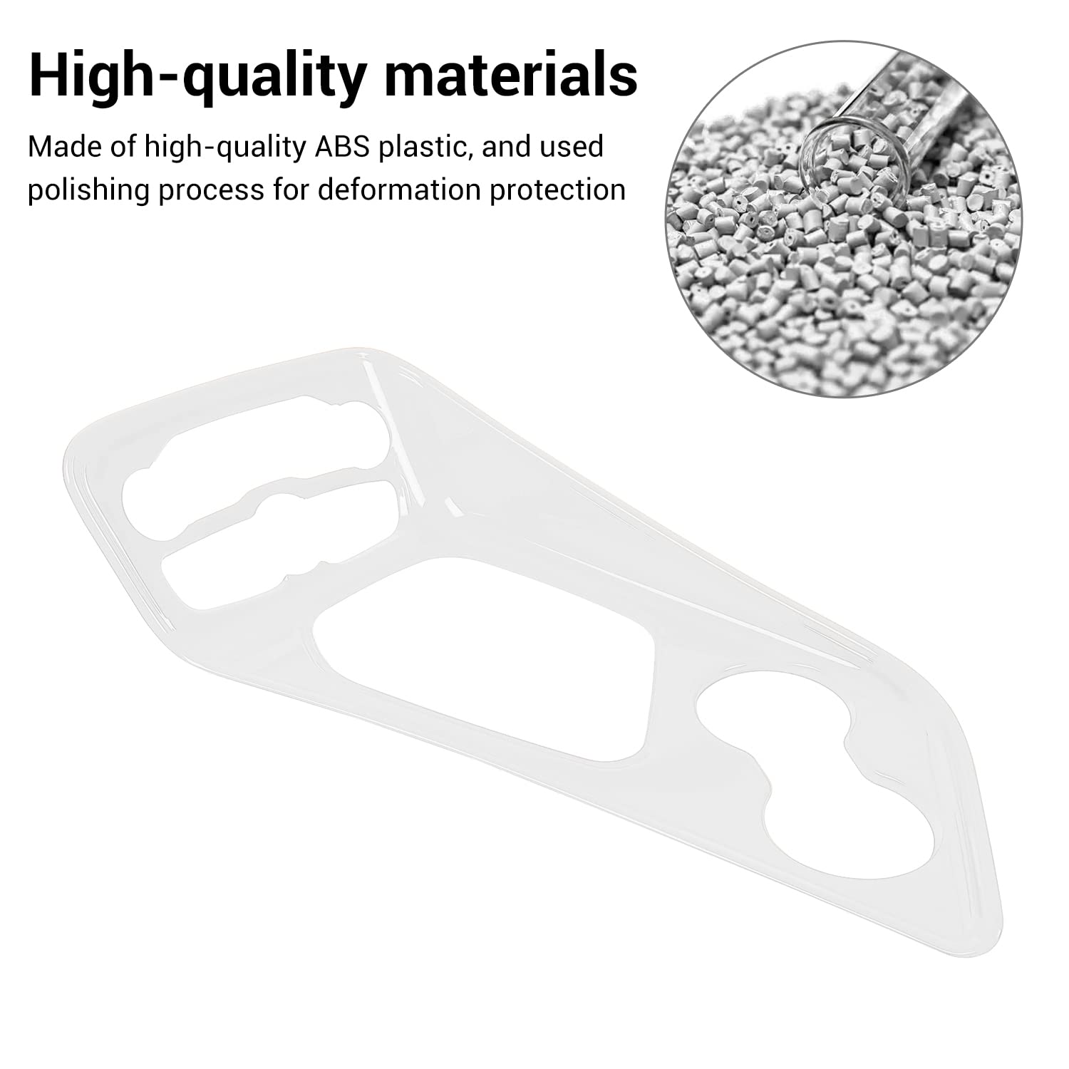 Voodonala For Challenger Gear Shift Shifter Panel Shift Lever Panel Transmission Gear Selector Gearstick Panel Cover Trim Fit Fo