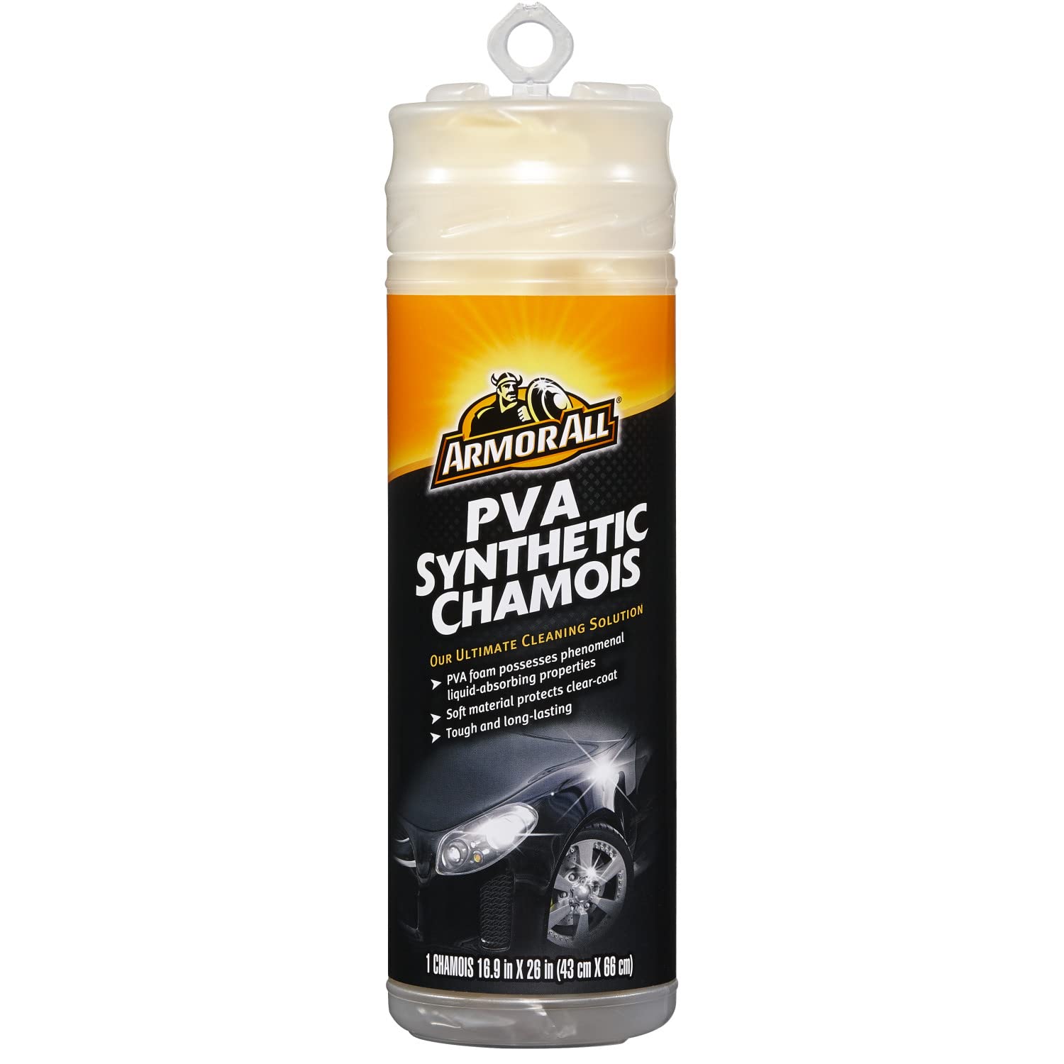 Armor All Pva Synthetic Chamois, Chamois Cloth For Car Cleaning, For Cars, Trucks And Motorcycles