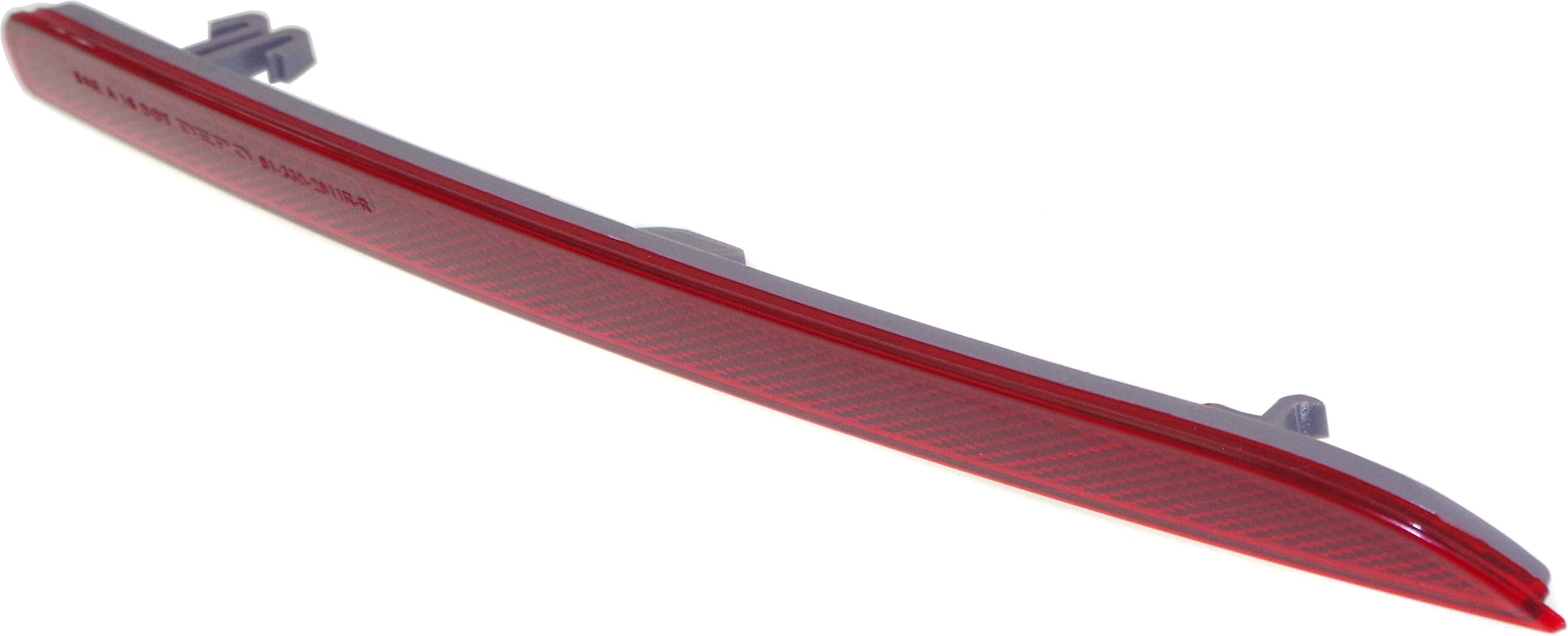 Evan Fischer Rear Passenger Bumper Reflector Compatible With 2016-2019 Ford Explorer, Fits 2016-2019 Police Interceptor Utility,