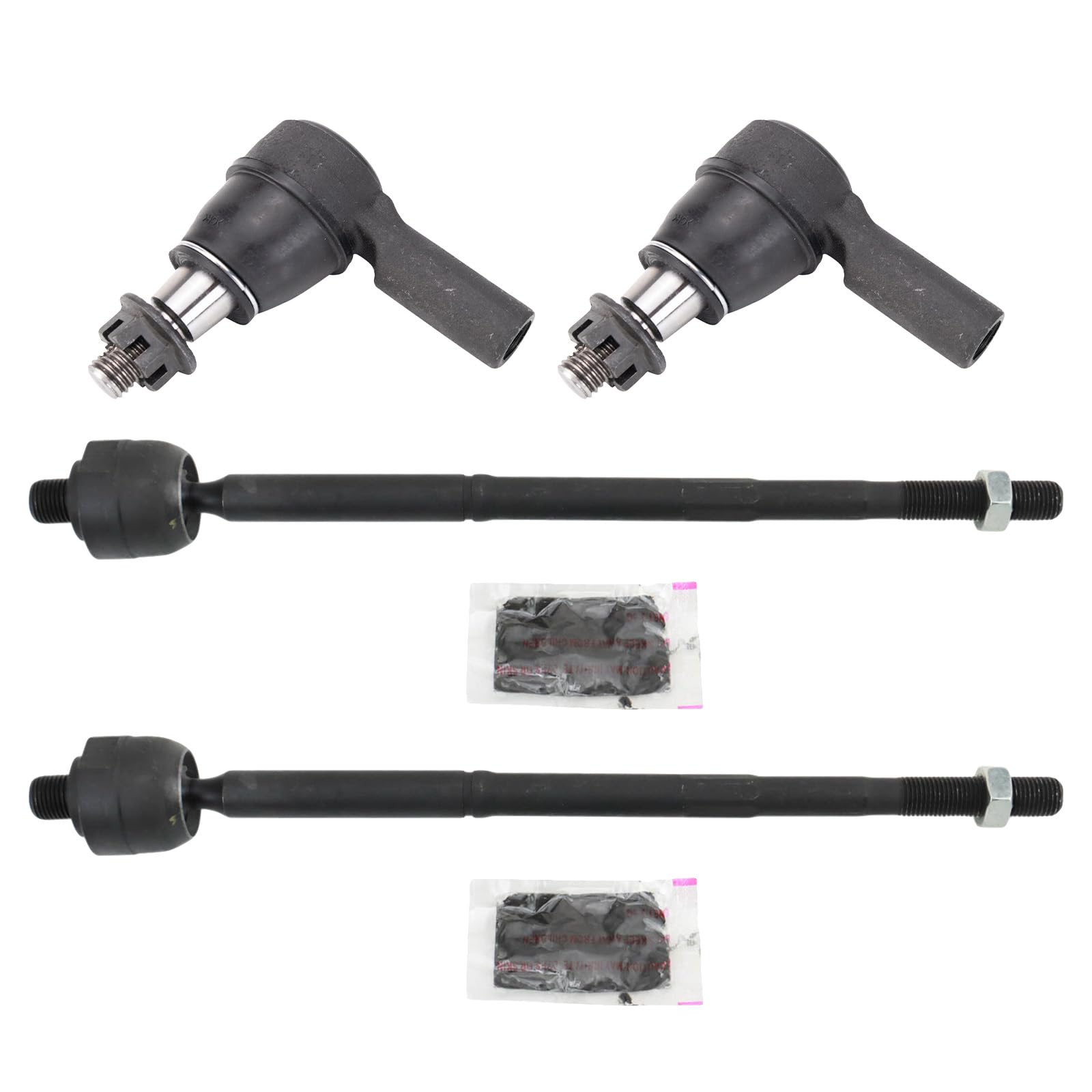 Trq Front Tie Rod Set Compatible With 2015-2022 Chevrolet Colorado Gmc Canyon