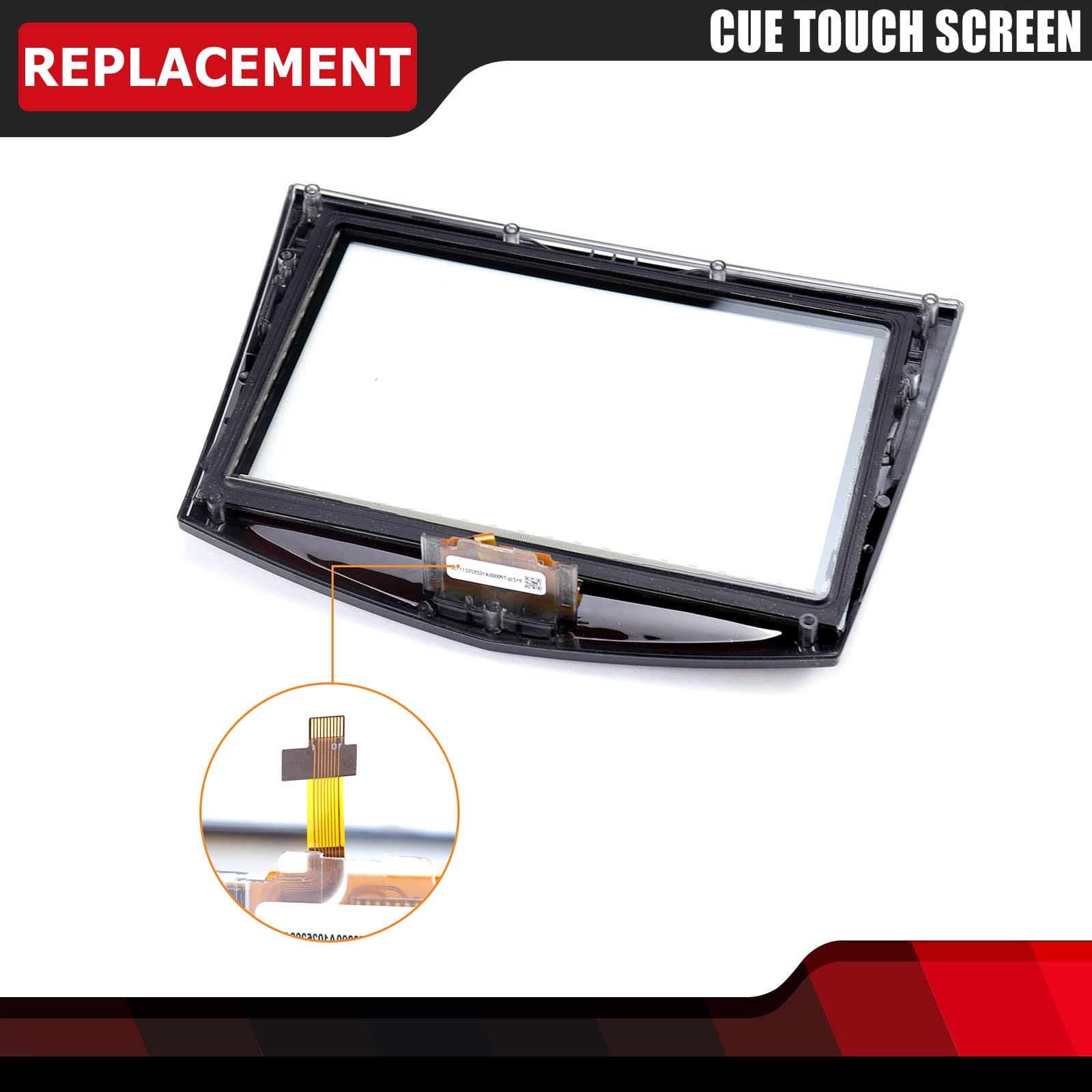 Fexon 2013 2014 2015 2016 2017 Cue Touch Screen Display With Free Trim Tool Compatible With Cadillac Ats Escalade Srx Xts Elr Ct