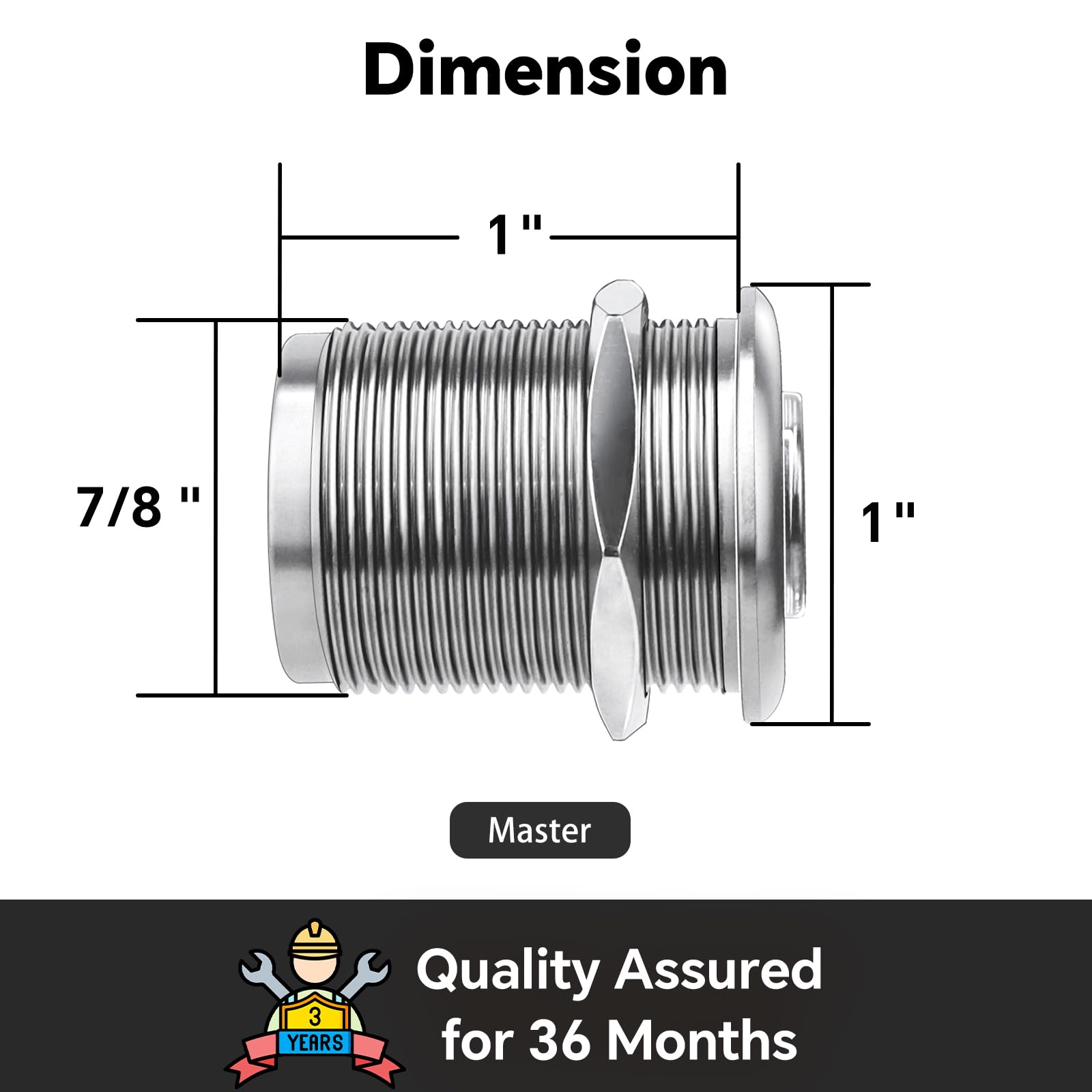 Acegoo 12 Volt Dimmer Switch High-Side Pwm Dimming Switch, 7/8 '' Mounting Hole W/Blue Backlight For Rv Boat Truck Camper Van Tr