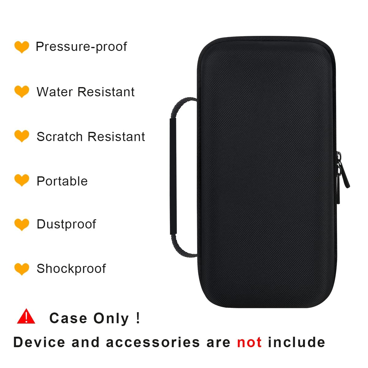 Bovke Travel Case For Halo Bolt Air 58830Mwh/Air+ 55500 Mwh Portable Emergency Power Kit Car Jump Starter With Tire Pump, Car Charger Phone Laptop Battery Holder, Mesh Pocket Fit Jumper Cables, Black