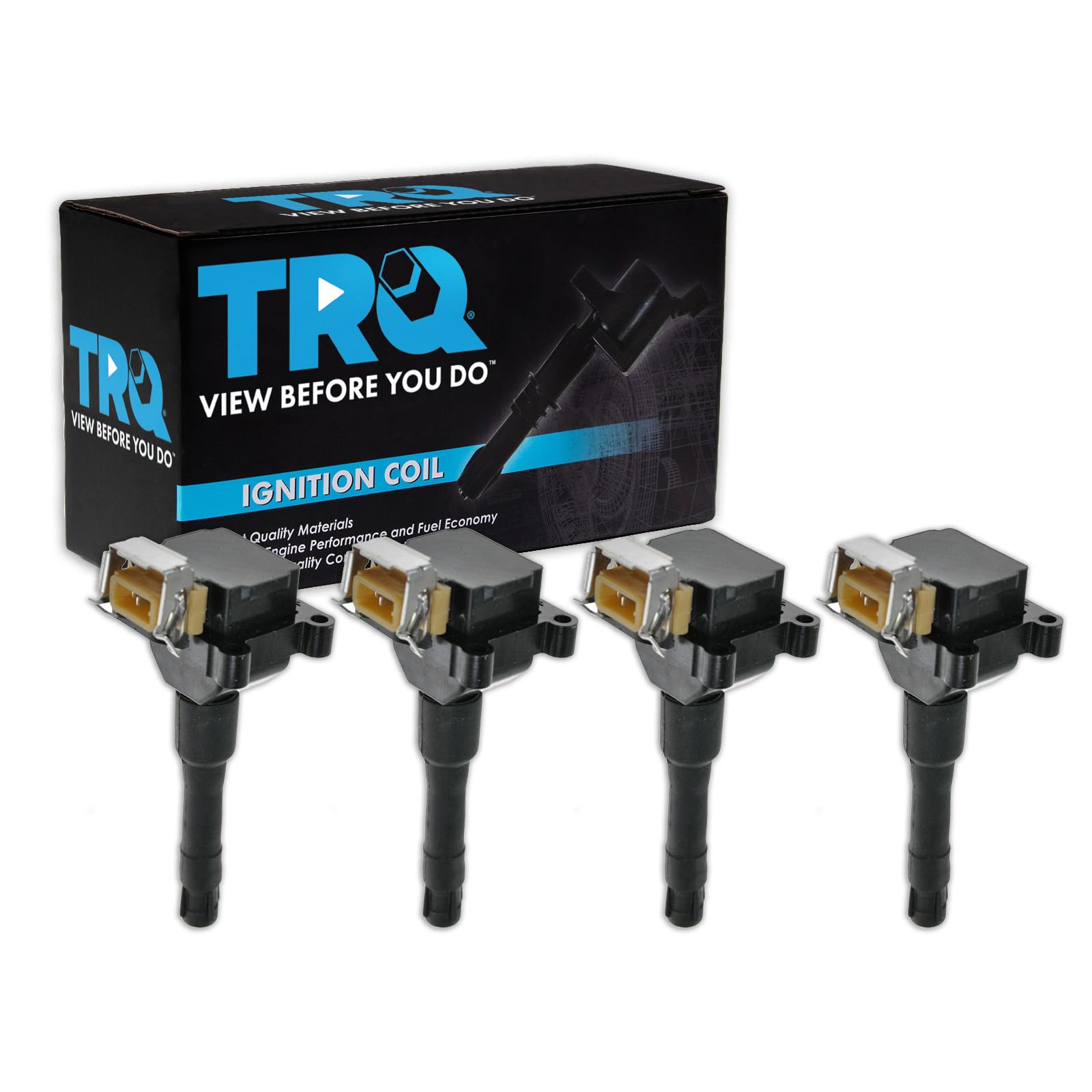 Trq Ignition Coil Set Compatible With 1991-1993 Bmw 318I 318Is