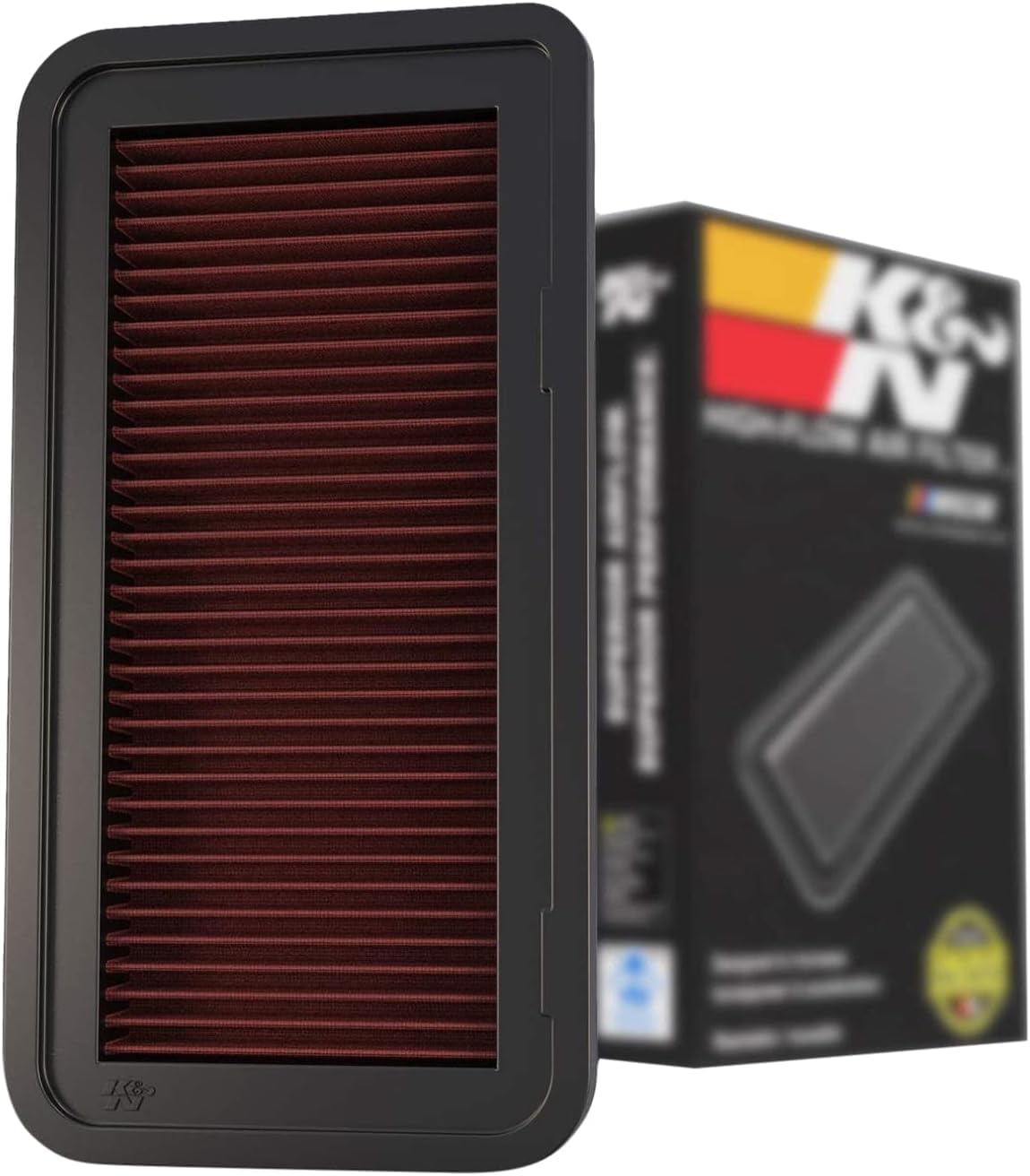 K&N Engine Air Filter: Increase Power & Acceleration, Washable, Premium, Replacement Car Air Filter: Compatible With 1999-2017 C