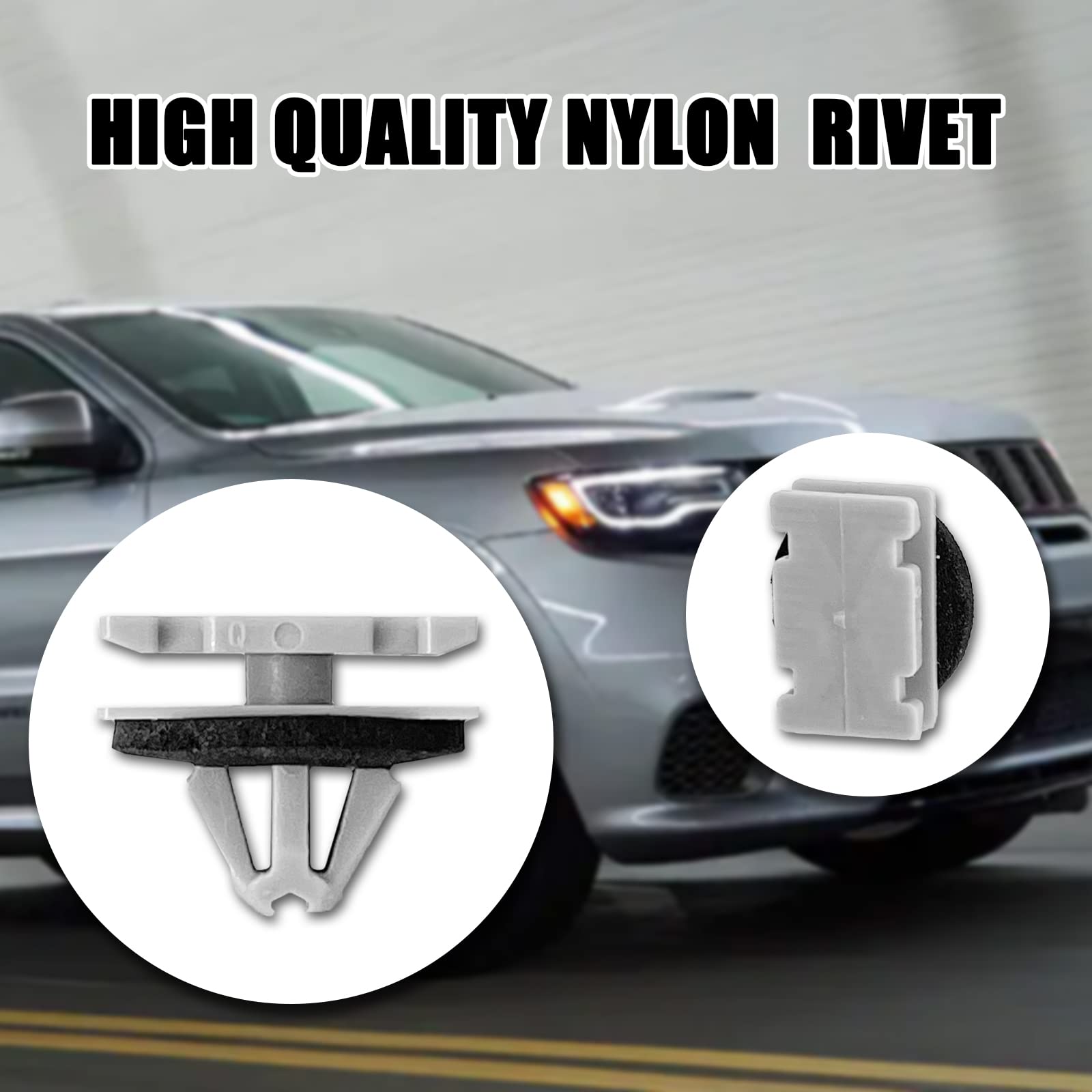 Gistilli 20Pcs Rocker Fender Exterior Trim Molding Clip Compatible With Jeep Grand Cherokee Compass 68172491Aa 68271803Aa 683956