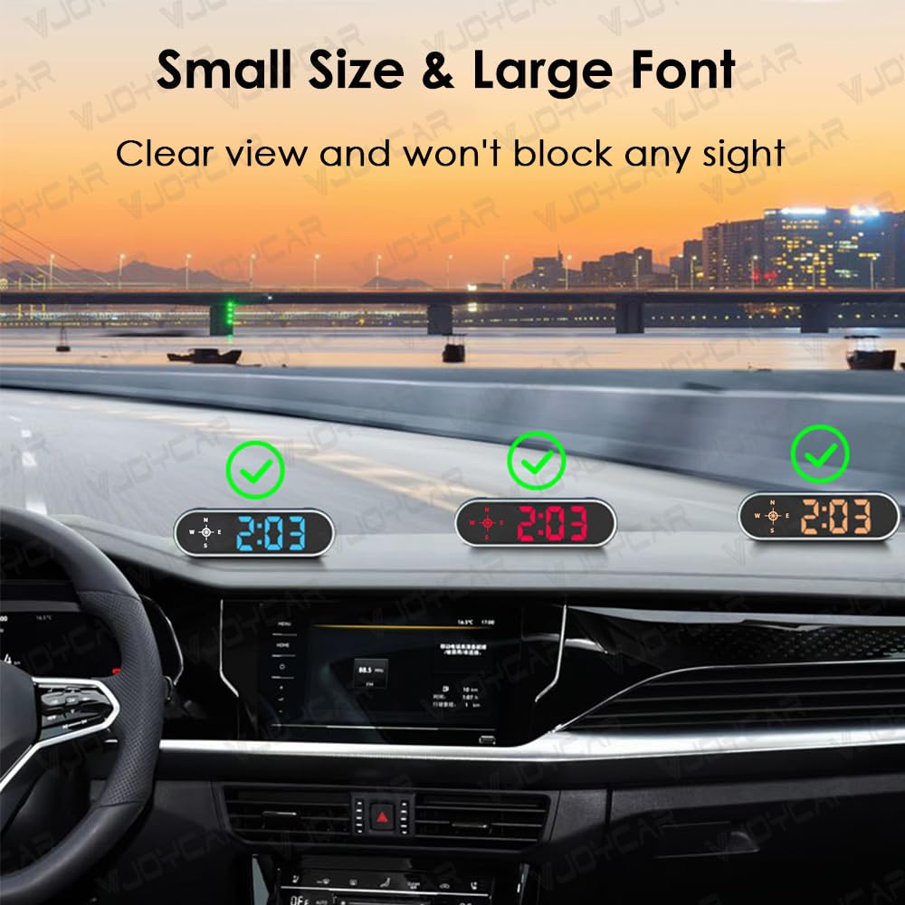 VJOYCAR Speedometer HUD GPS Digital Speed Meter, P20 Model, Colorful Display, USB Plug & Play, MPH/KM/H for Cars & Trucks