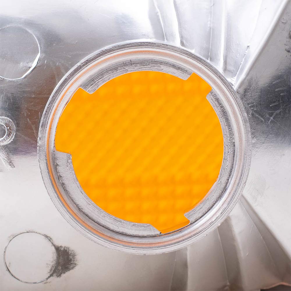 Brock Replacement Driver and Passenger Park Signal Front Marker Lights Lamps Lenses Compatible with 98-05 New Beetle 1C0953155L 1C0953156L