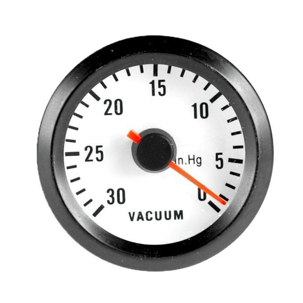 ESUPPORT Car Motor Vehicle Black Face 2'' 52mm Pointer Vacuum Gauge Meter LED Light