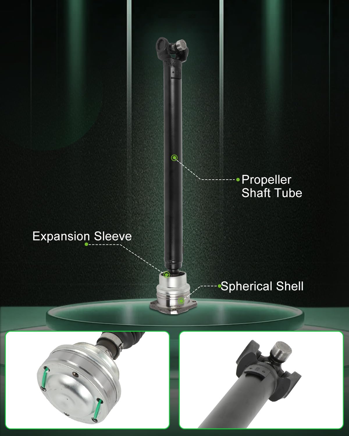 Scitoo?36.2''?Steel Front Driveshaft Assembly Drive Shaft Prop Shaft For Jeep Grand Cherokee 1999-2004,Oe# 52105884Aa 52111591Aa