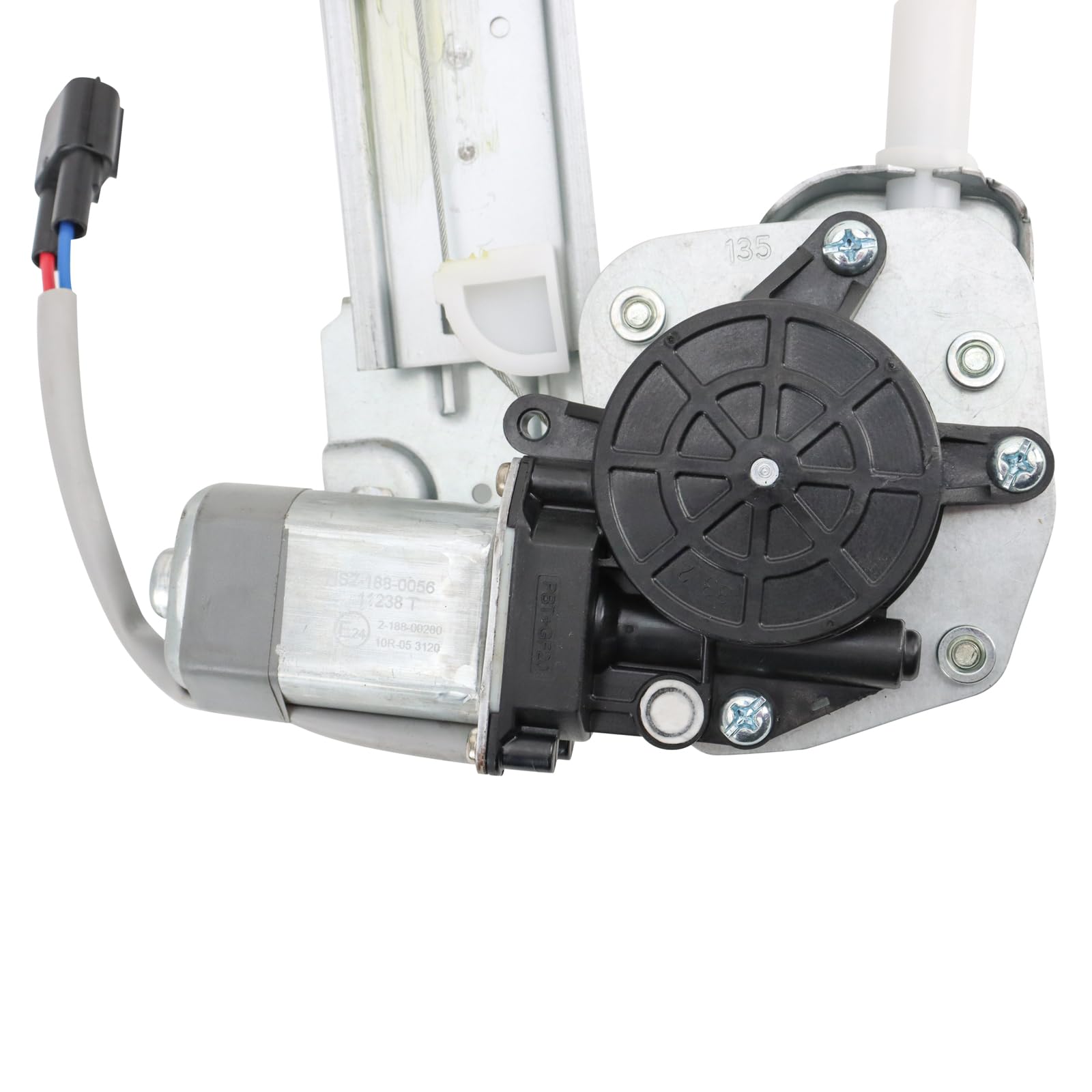 Trq Rear Right Power Window Regulator & Motor Assembly Passenger Side Compatible With 2009-2015 Honda Pilot