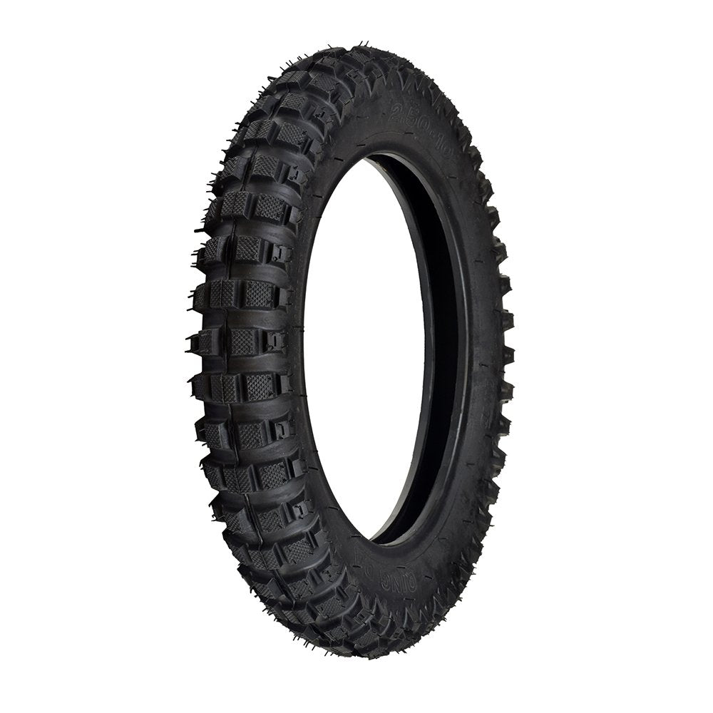 Alveytech 2.50-10 Rear Tire - Fits The Razor Mx500 & Mx650 Dirt Rocket, Back Wheel Replacement, Heavy Duty Rubber Tires For Gas 