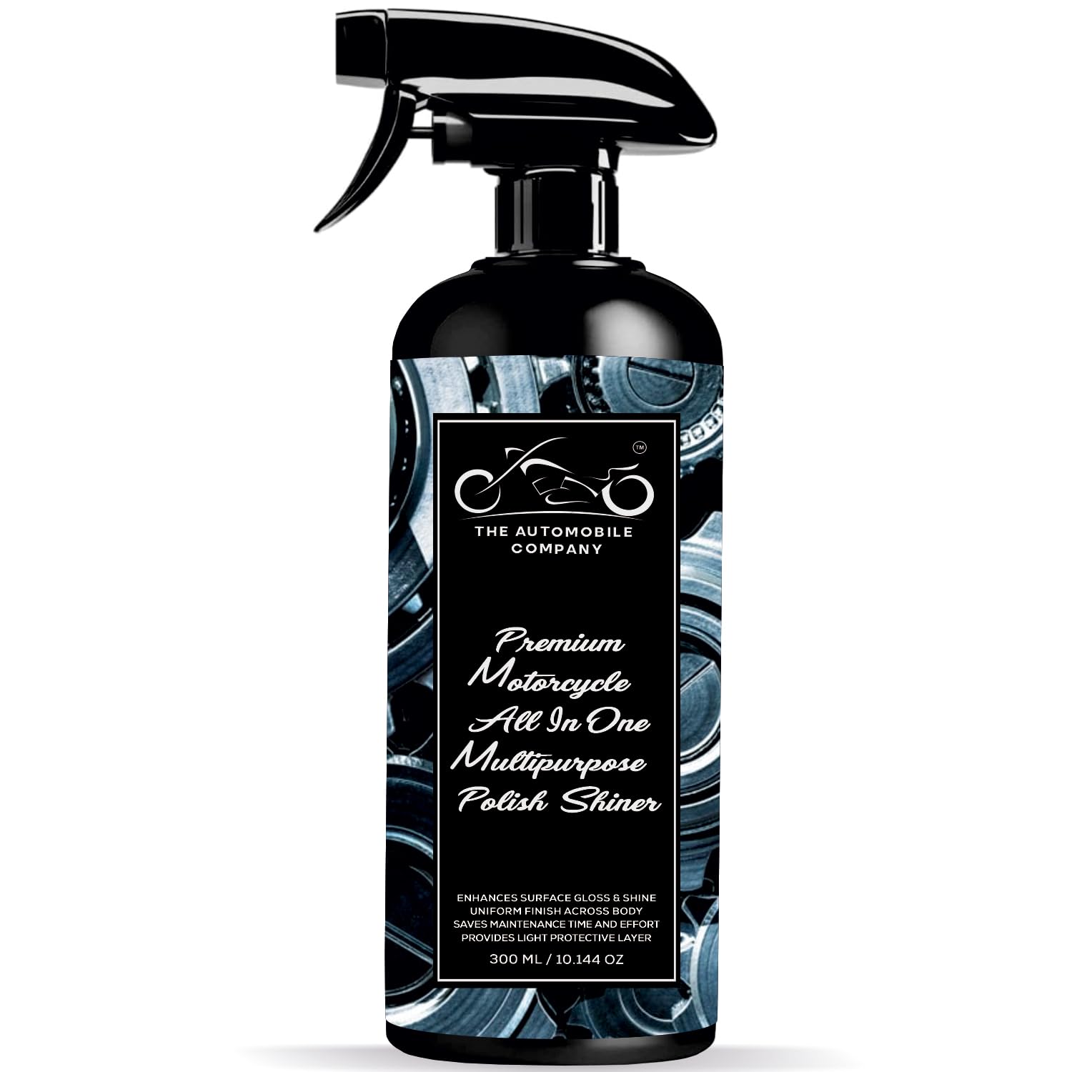 The Automobile Company Motorcycle All In One Multipurpose Polish Shiner (300 ml) | Provides Deep Wet Shine | For All Type of Sur