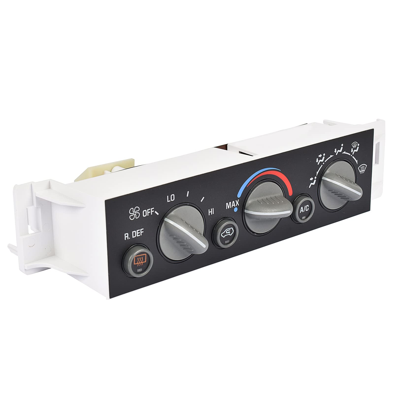 599-006 9378805 AC Heater Climate Control Panel with Rear Defogger Compatible with 1996-2000 Chevy Cadillac and GMC - Escalade C