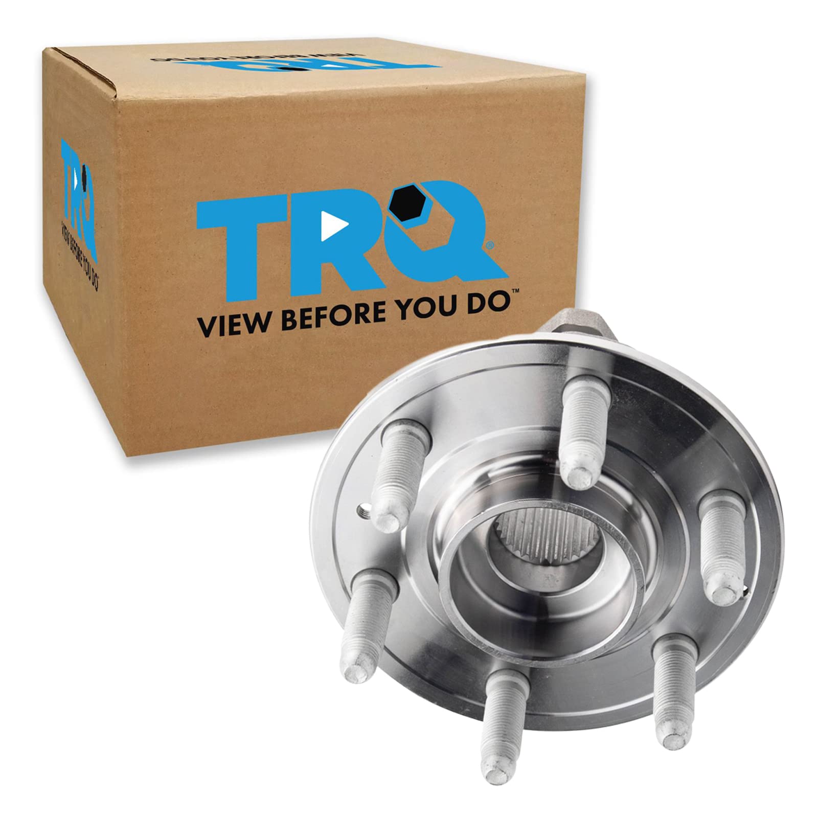 Trq Front Left Right Rear Wheel Hub Bearing Assembly Driver Passenger Side Compatible With 2018-2022 Buick Enclave 2017-2022 Cad