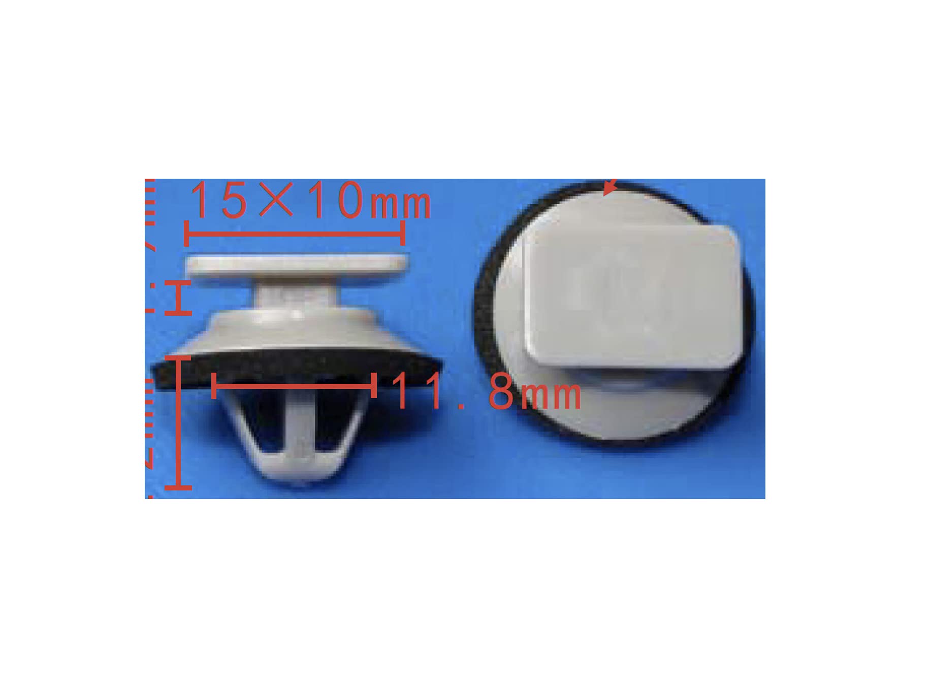 Autobahn88 Retainer Clip For Skirt Panel, Compatible With Mazda (Oem: Kd5351Sj3A) (Pack Of 20)