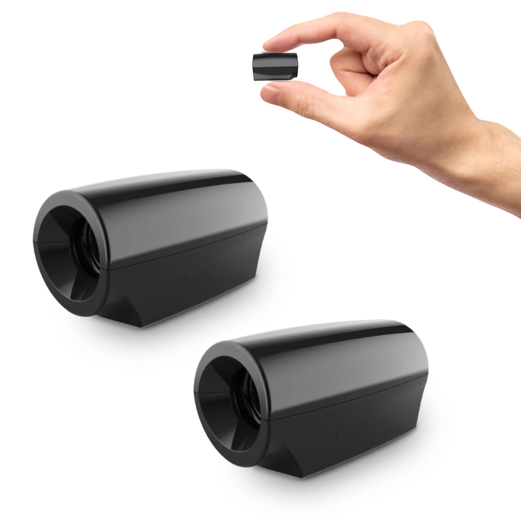 Elook Deer Warning Whistles Device For Car, Save Deer Whistle With Upgraded Acrylic Double-Sided Tape, Mini Size, 2 Pack (Patent