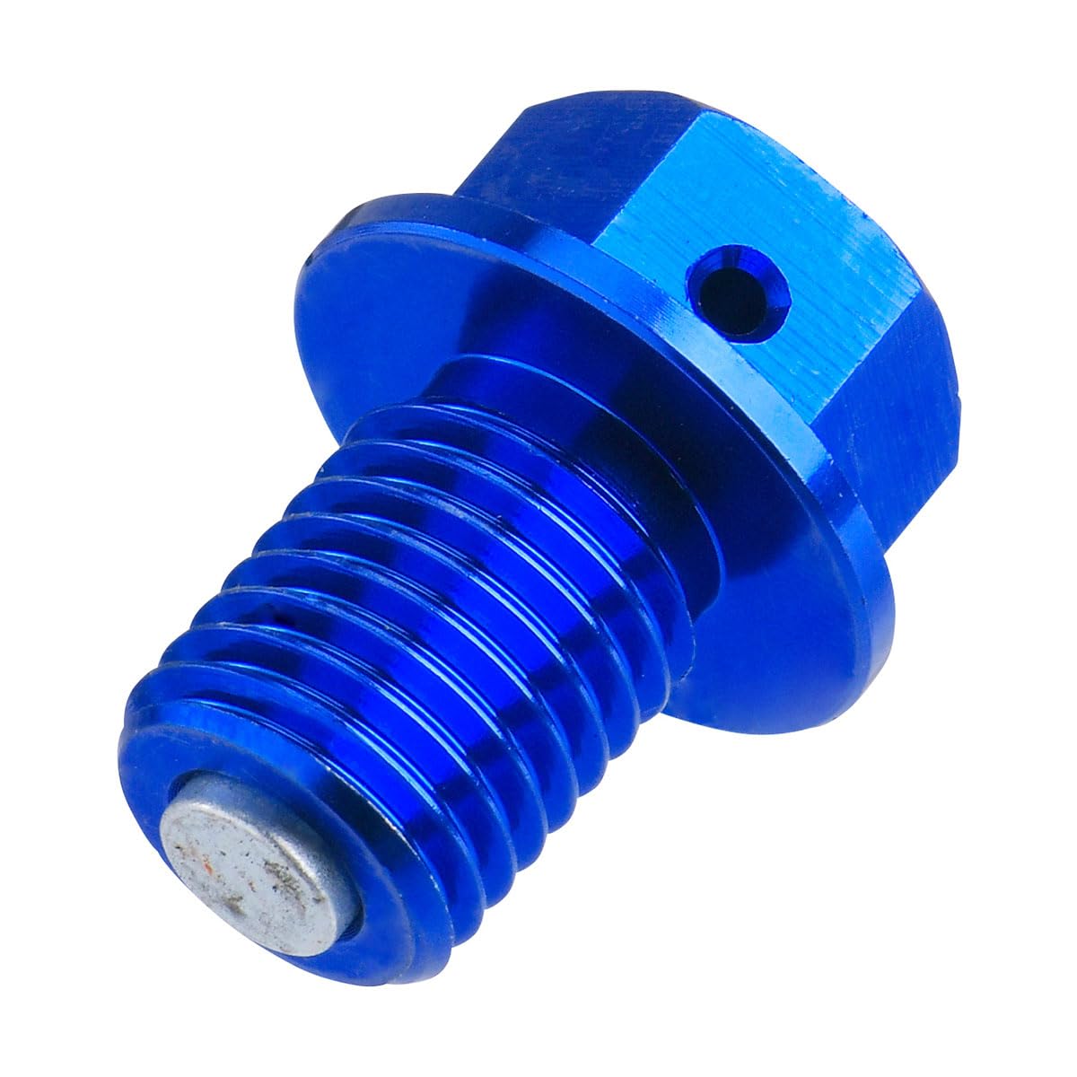 Zeta (Zeta) Magnetic Drain Bolt Aluminum Blue Bolt Size X Thread Length - Pitch: M12X15-P1.5 Honda [Honda] Yamaha [Yamaha] Kawas