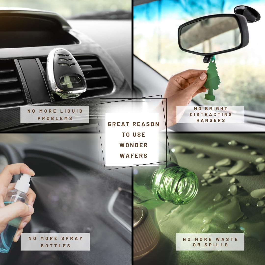 Wonder Wafers 250 Count Unwrapped Automobile Professional Use Air Fresheners Car And Truck Detail (Fresh Lemon)